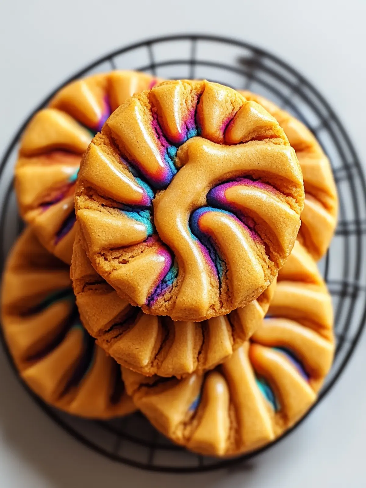 tie dye cookies
