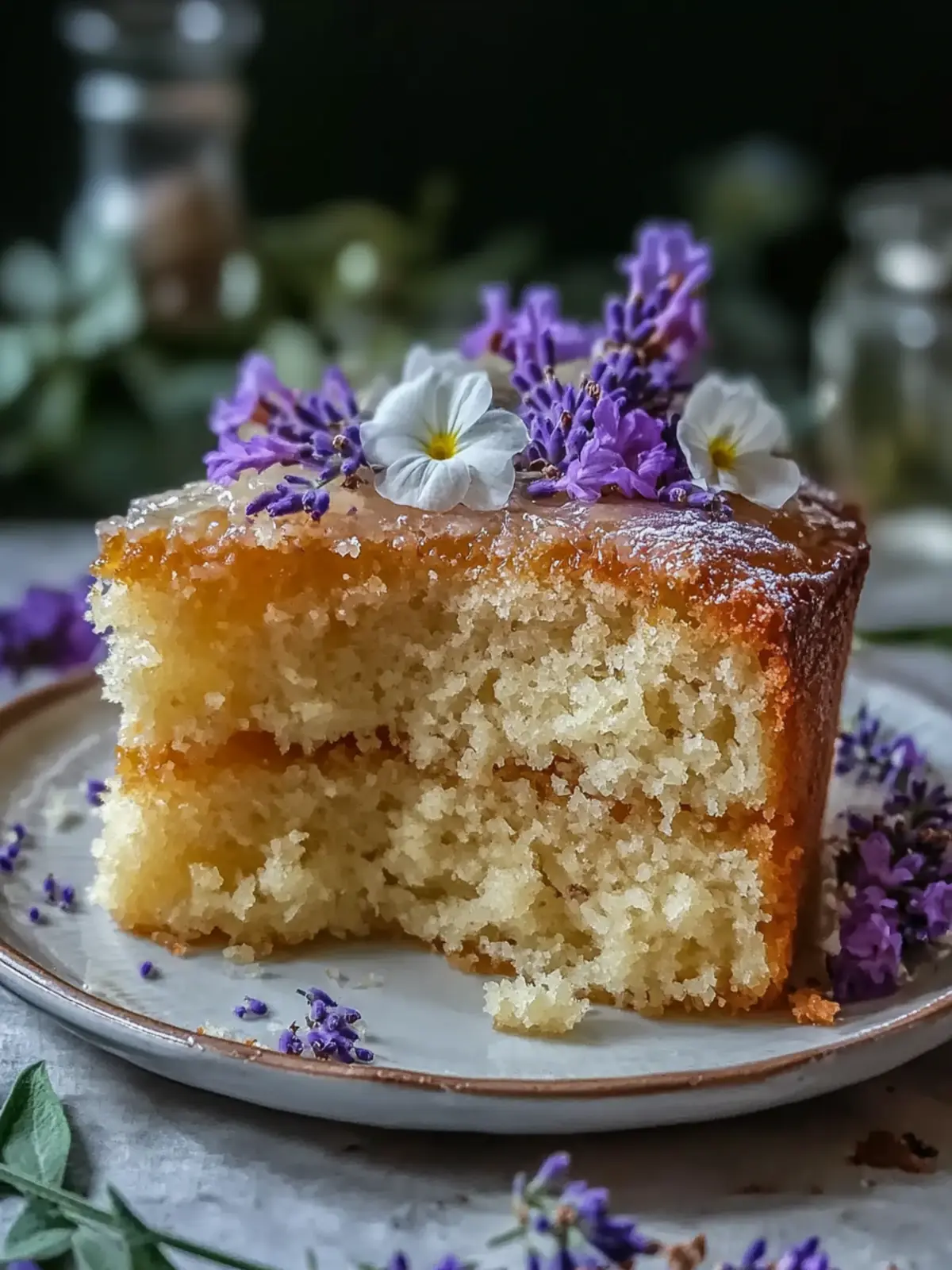 Lavender Honey Cake