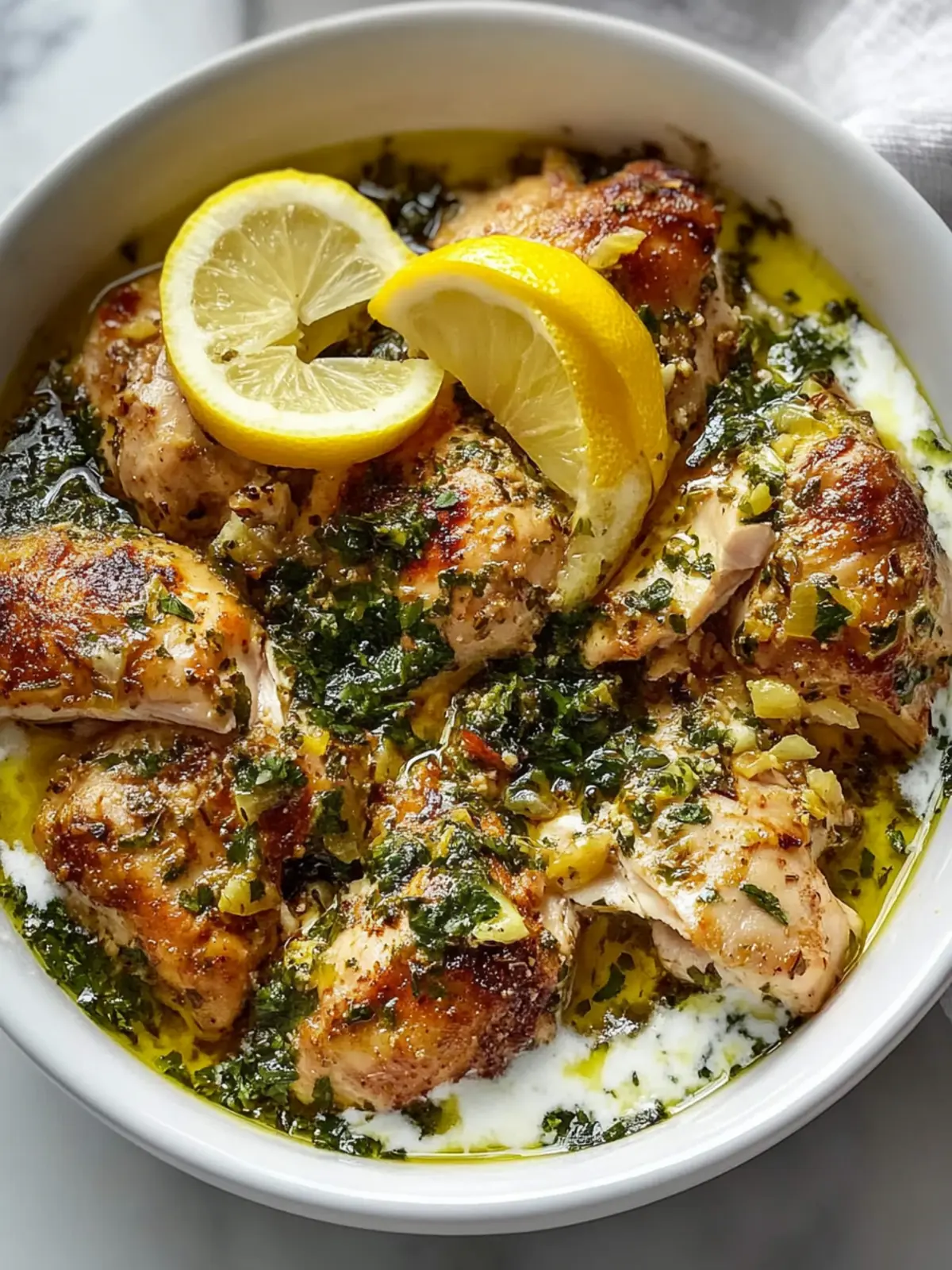 Lebanese Lemon Garlic Chicken