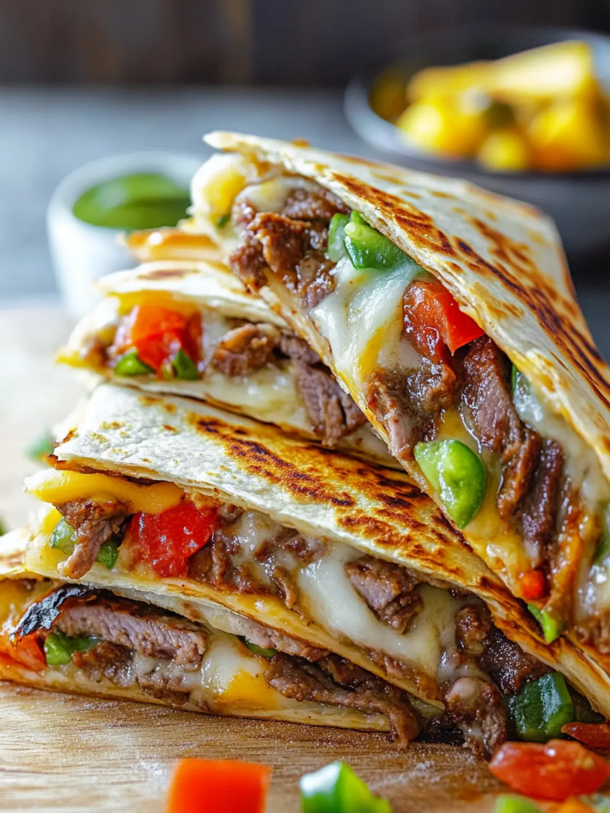 Philly Cheesesteak Quesadilla