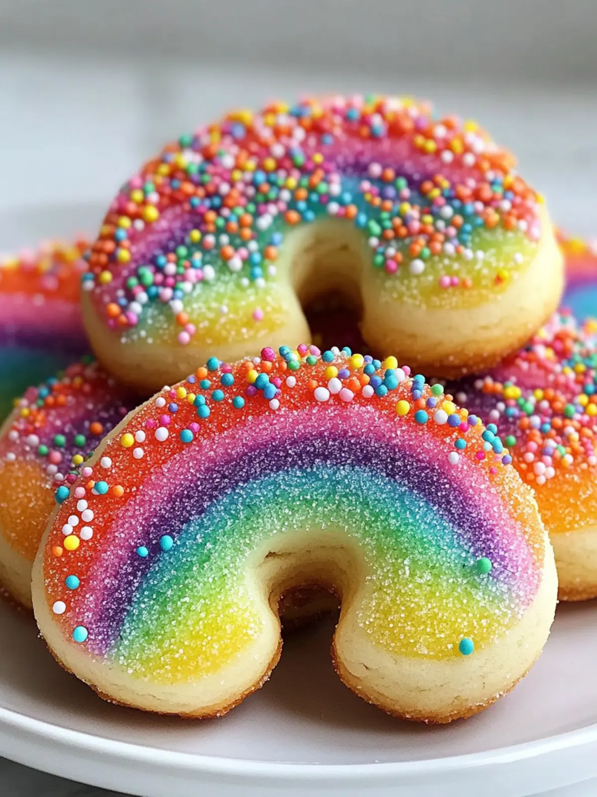 Rainbow Sugar Cookies