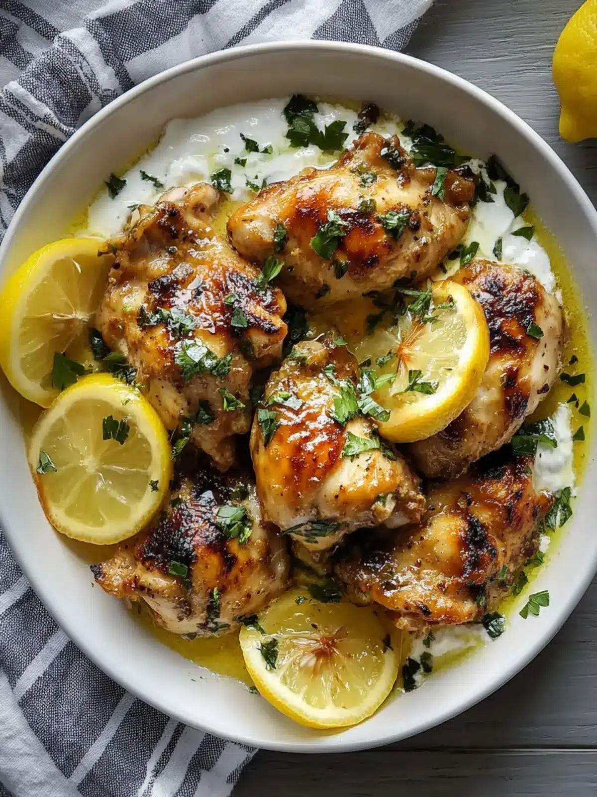 Lebanese Lemon Garlic Chicken