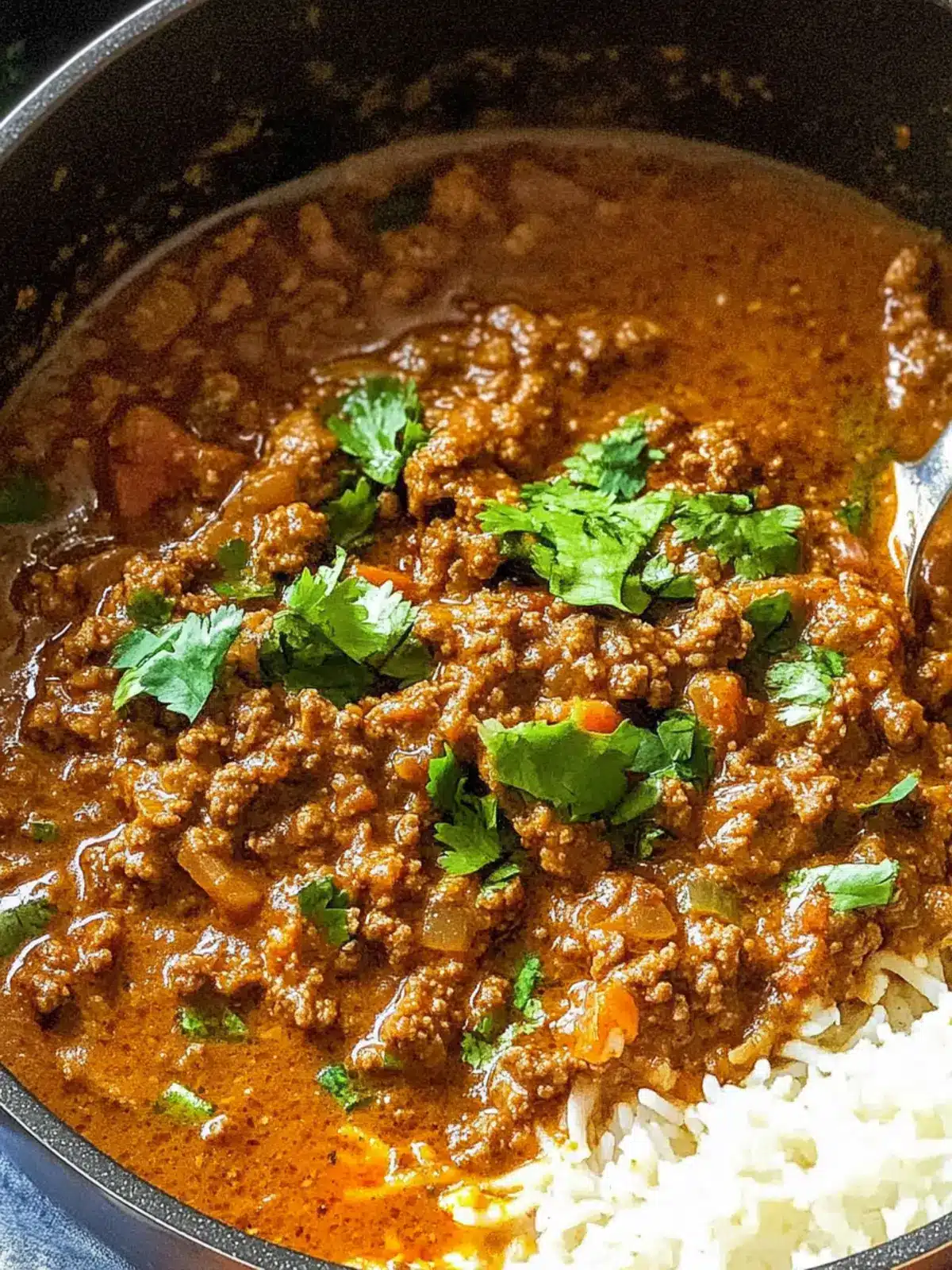Indian Ground Beef Curry