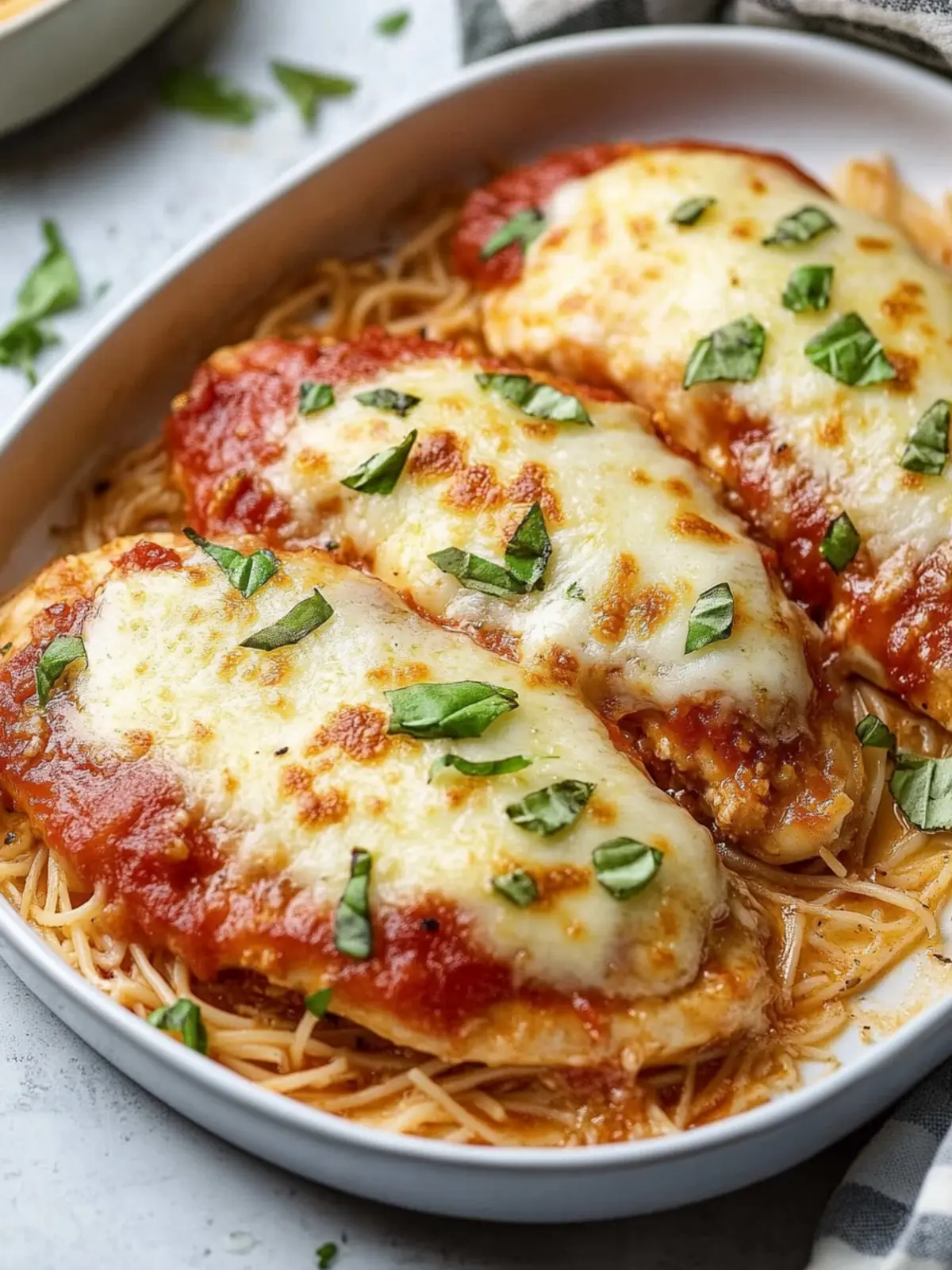 Healthy Baked Chicken Parmesan