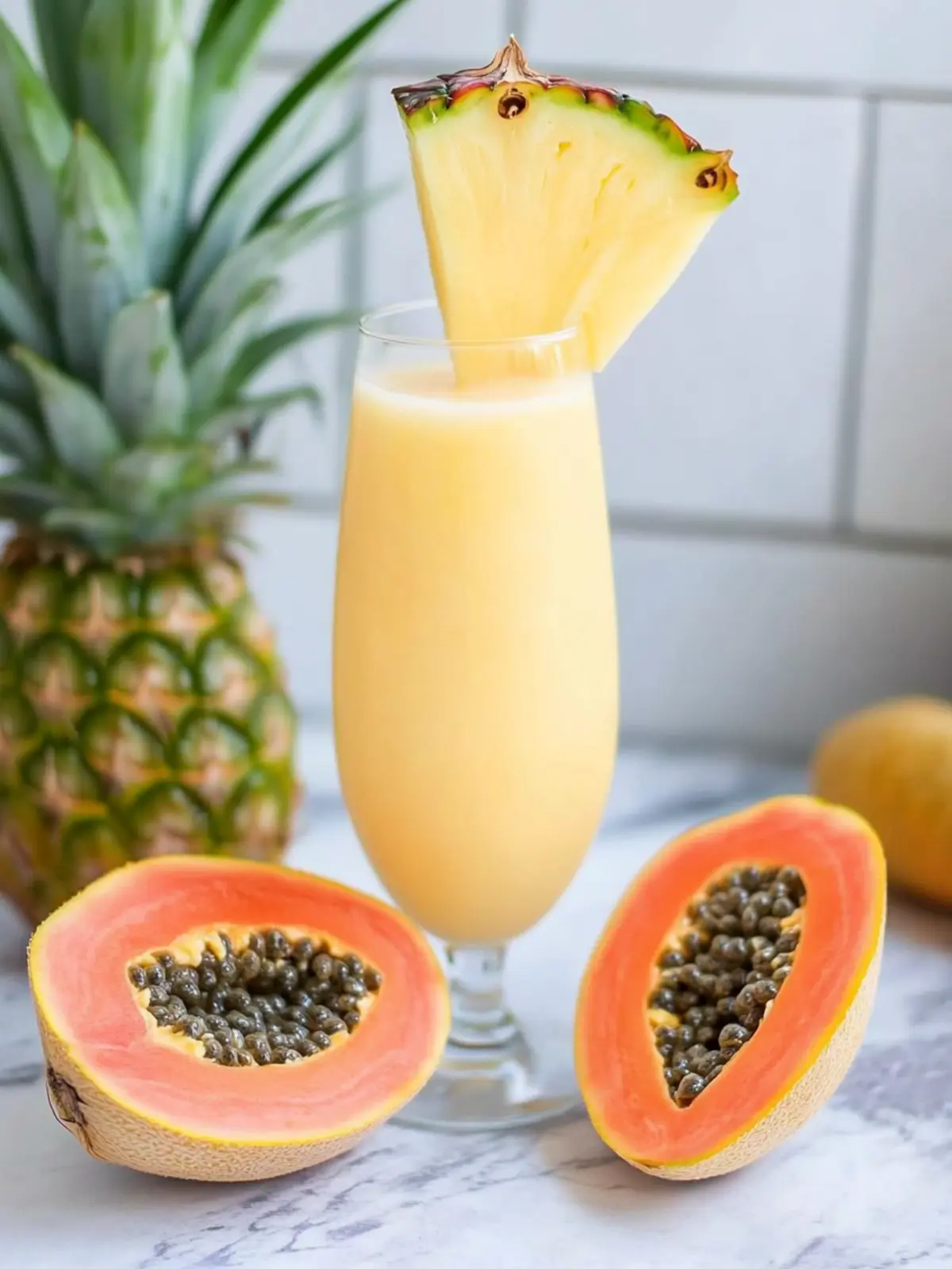 Papaya Piña Colada