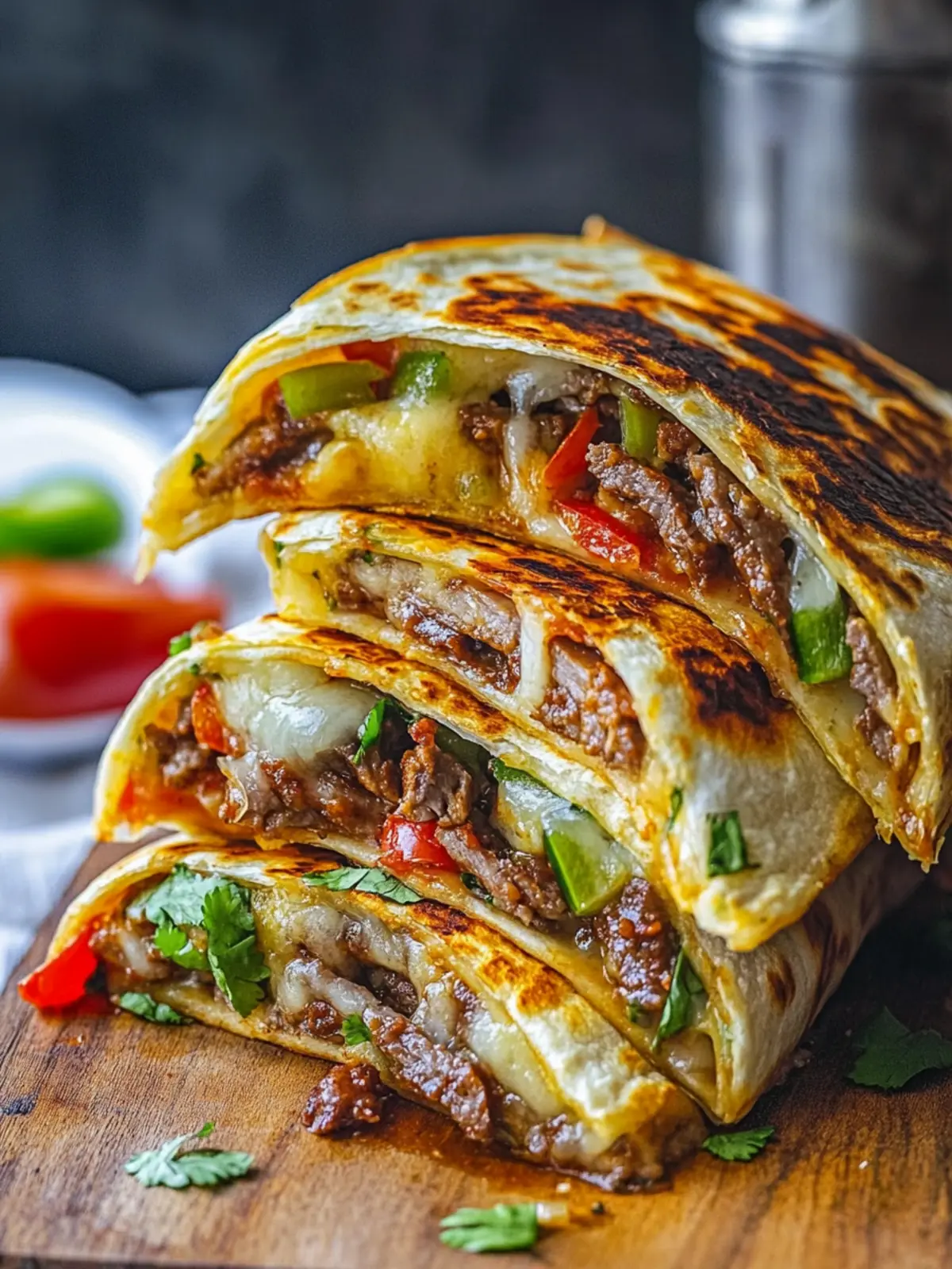 Philly Cheesesteak Quesadilla
