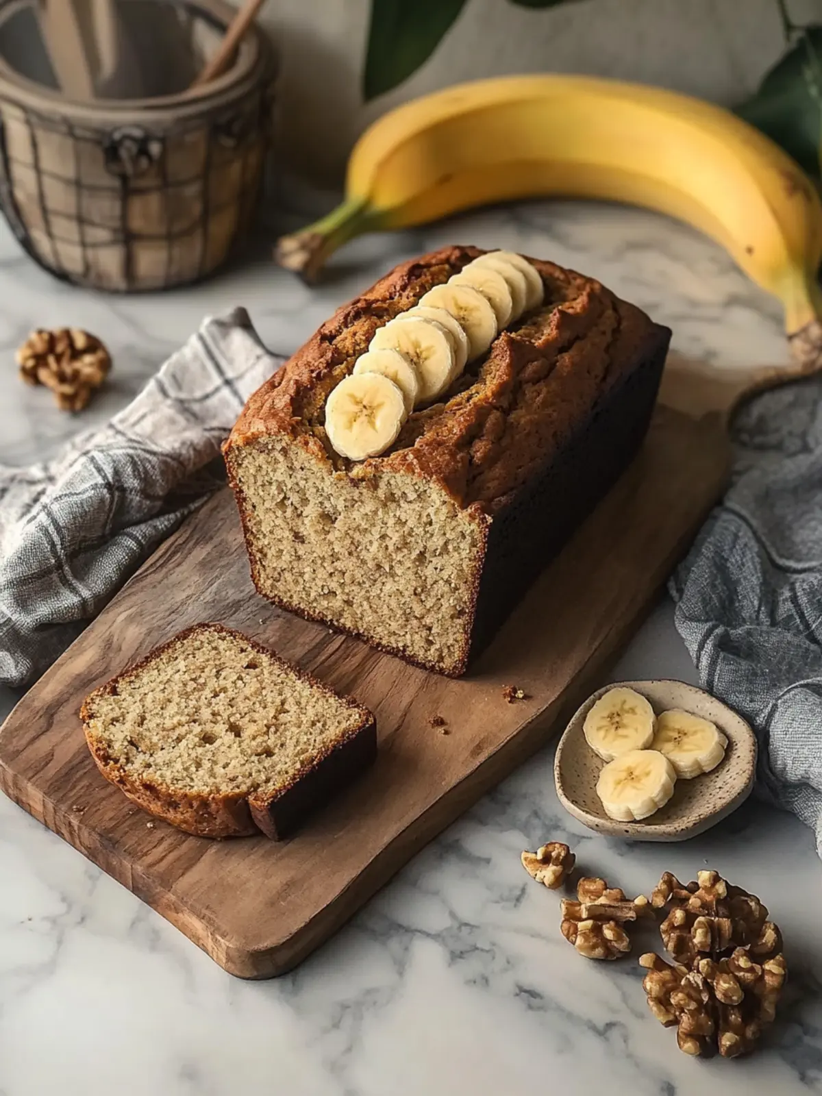 Banana Bread No Eggs