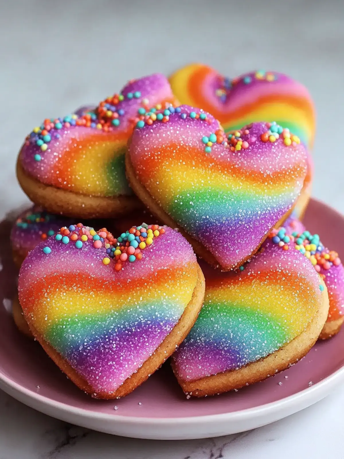 Rainbow Sugar Cookies