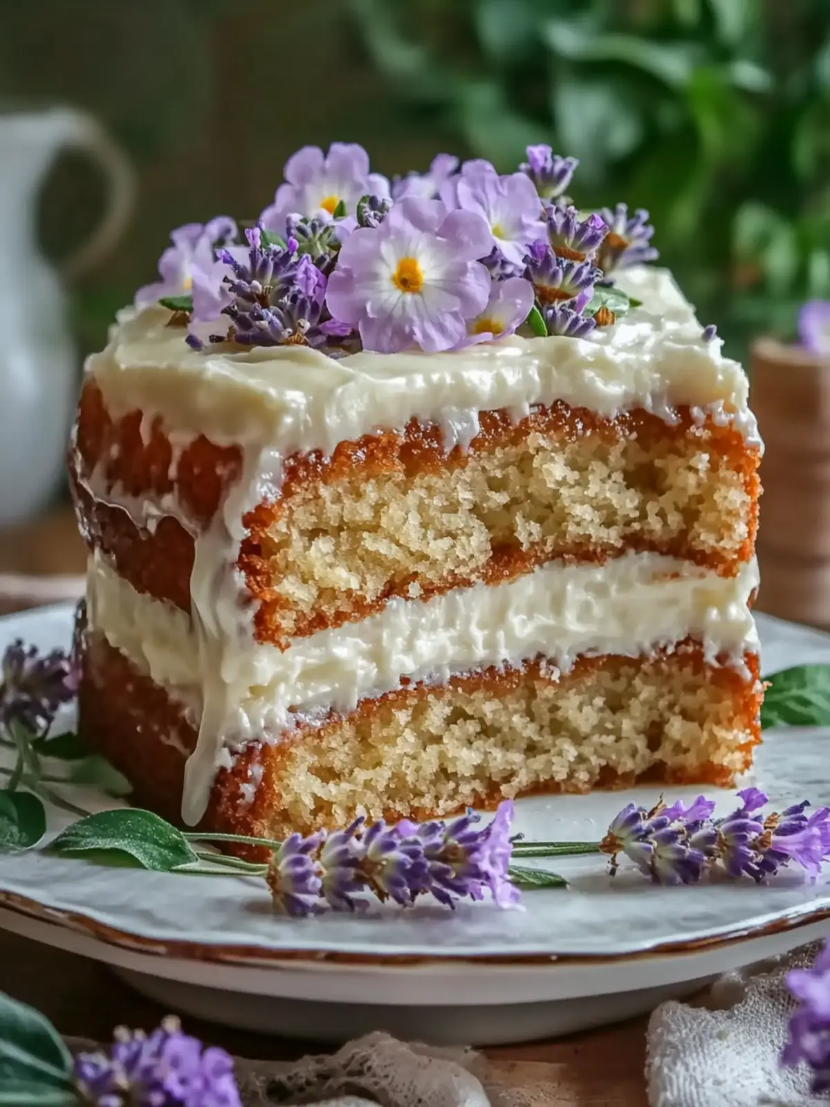 Lavender Honey Cake