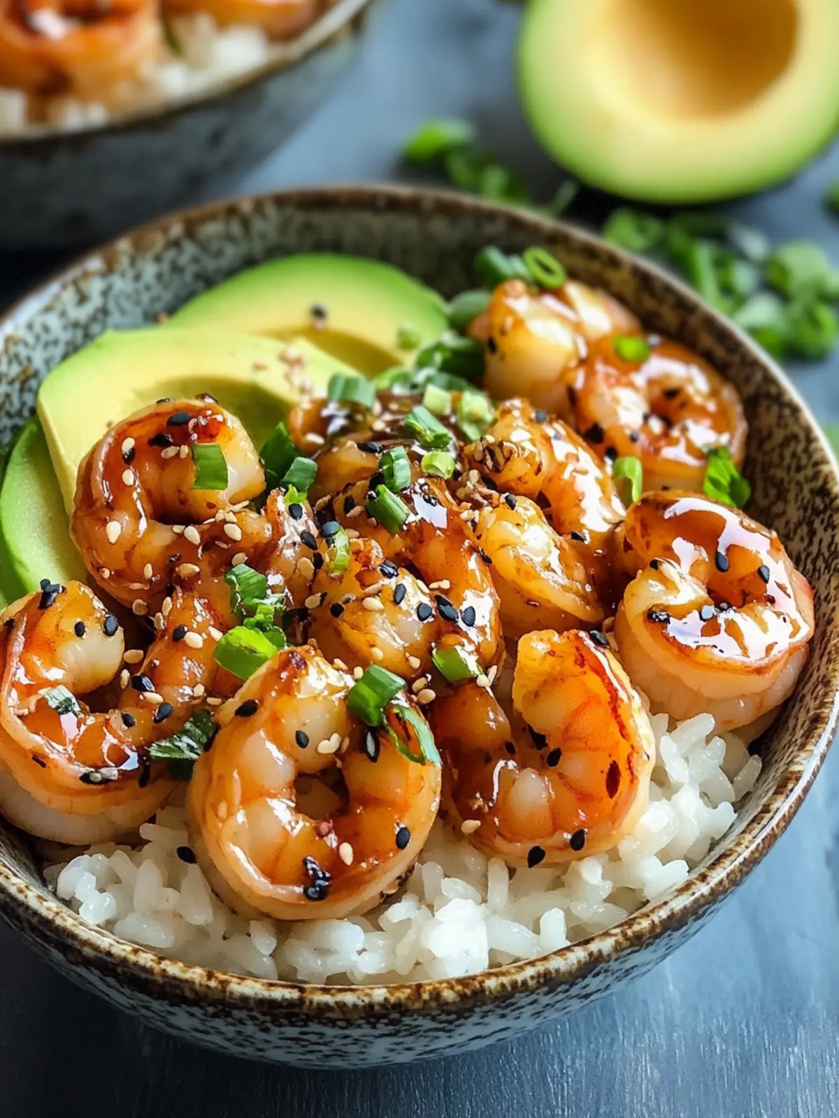 Teriyaki Shrimp Rice Bowls