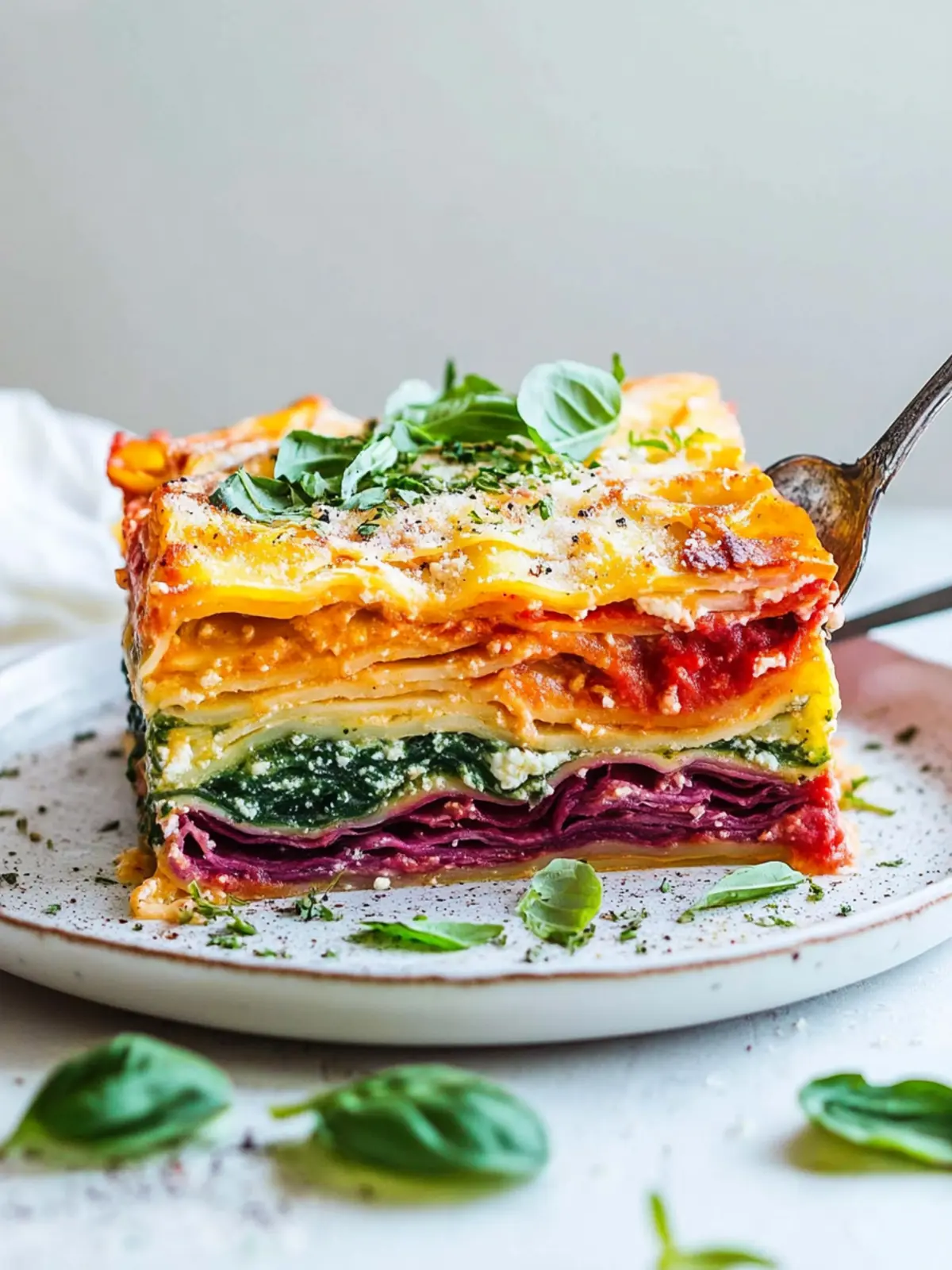 Vegan Rainbow Lasagne