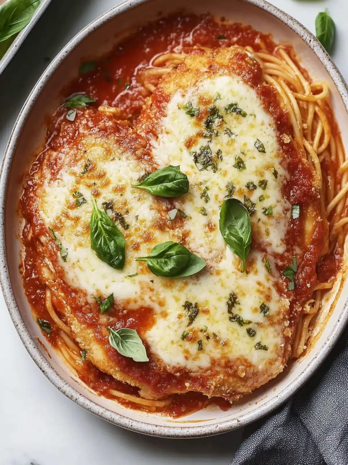 Healthy Baked Chicken Parmesan