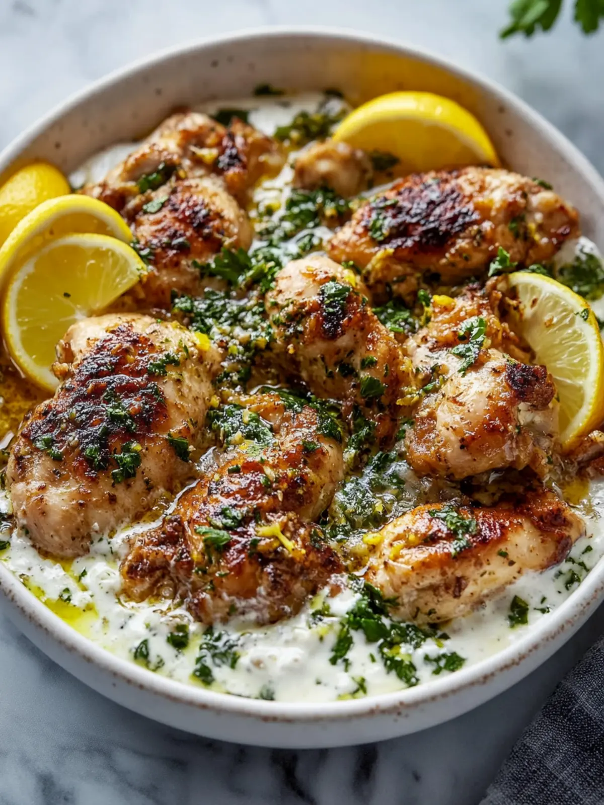 Lebanese Lemon Garlic Chicken