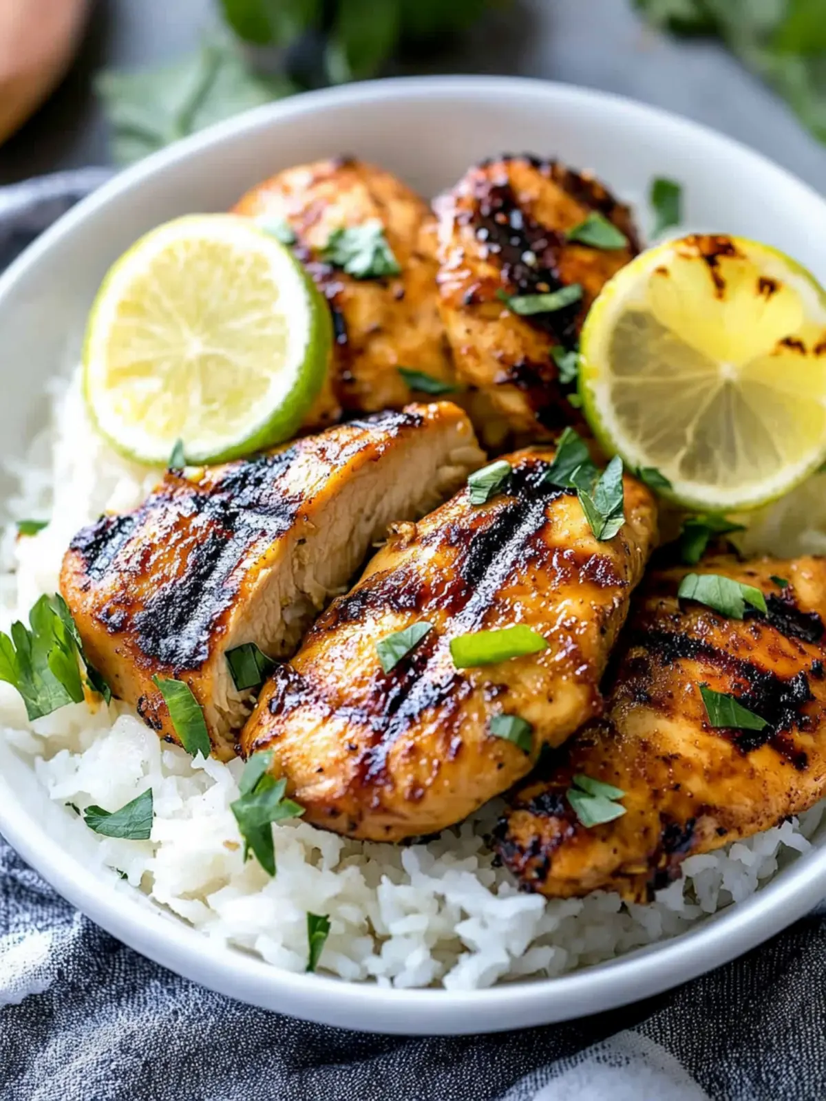 Hawaiian Chicken with Coconut Rice