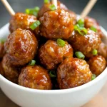 Crockpot Orange Meatballs