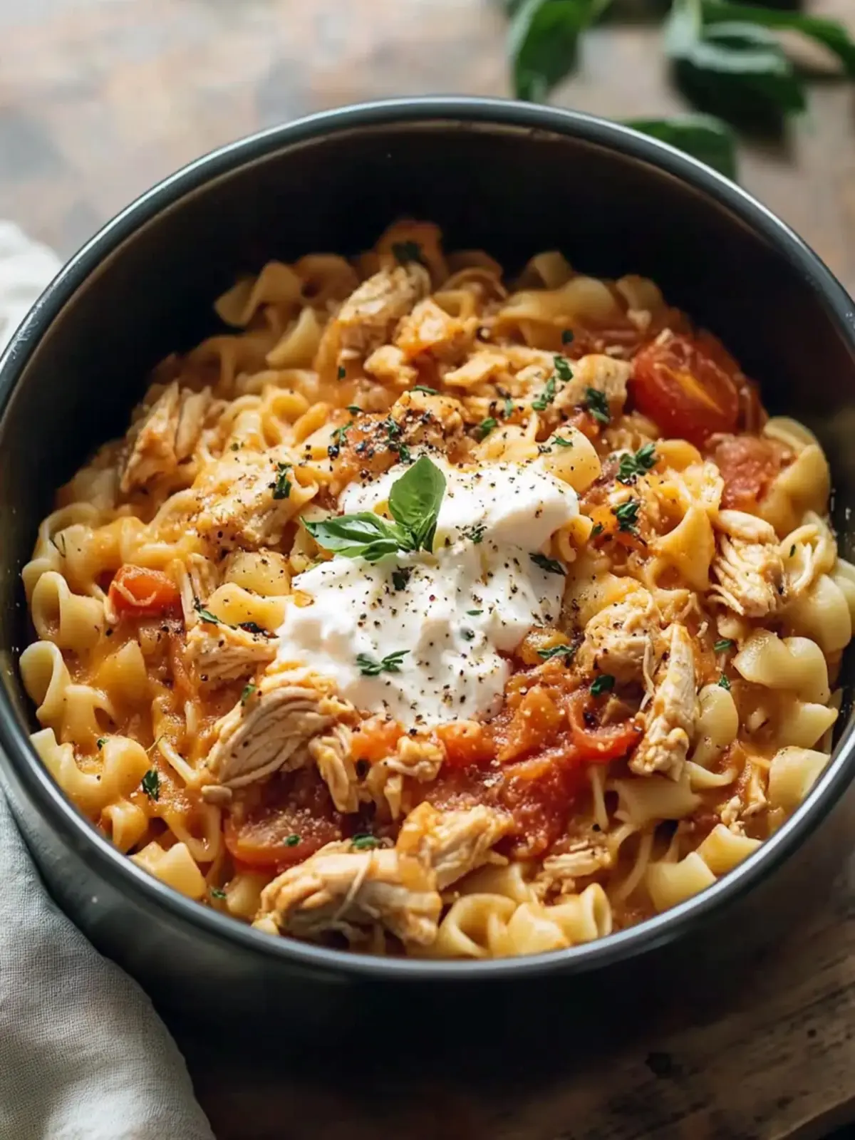 Crockpot Chicken Pasta
