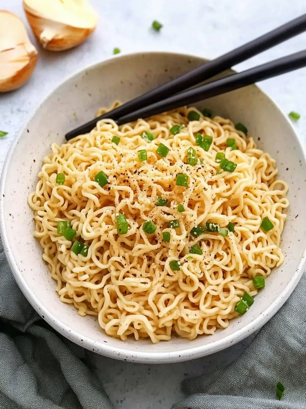 Best Garlic butter Ramen Noodles