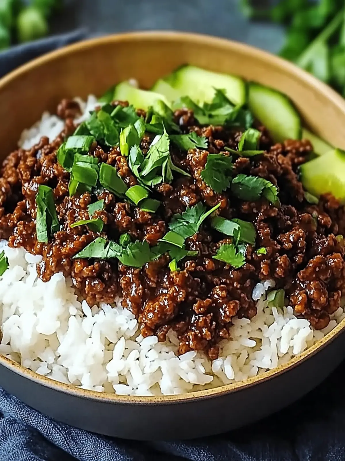 Sticky Ginger Beef Mince