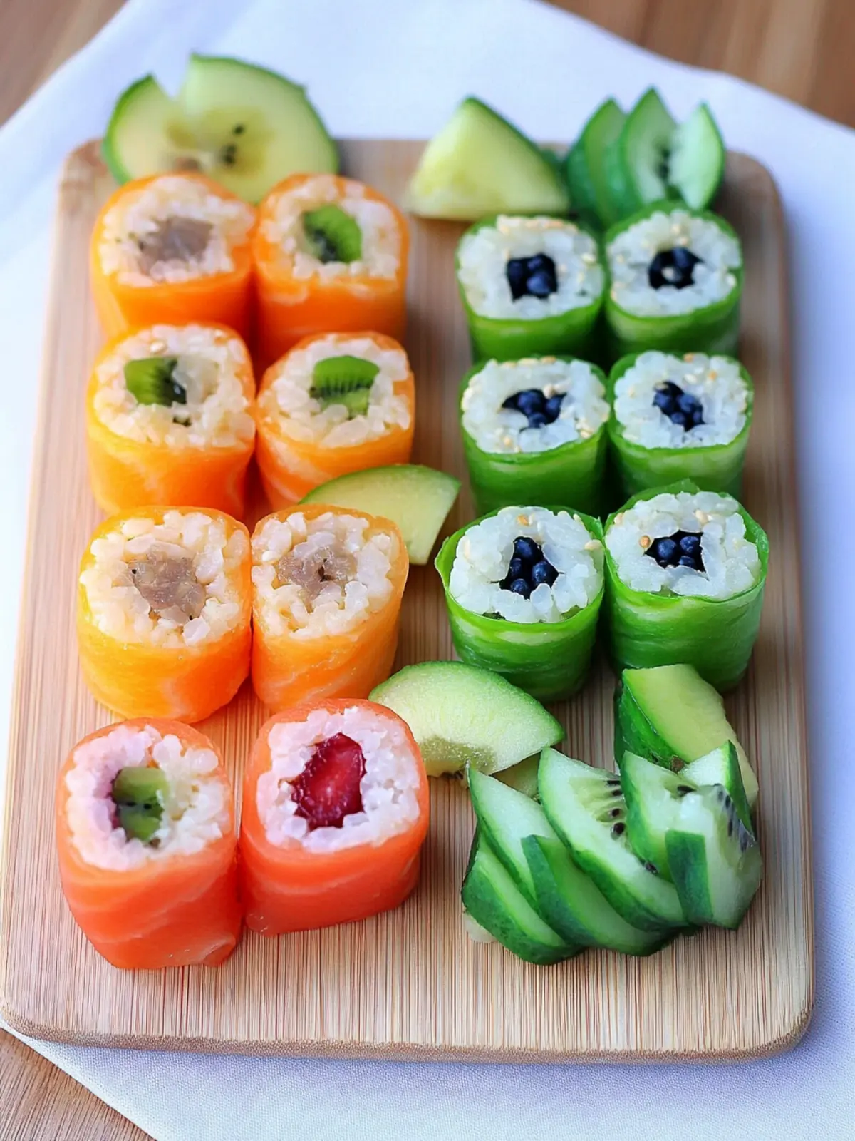 Kid-Friendly Fruit Sushi
