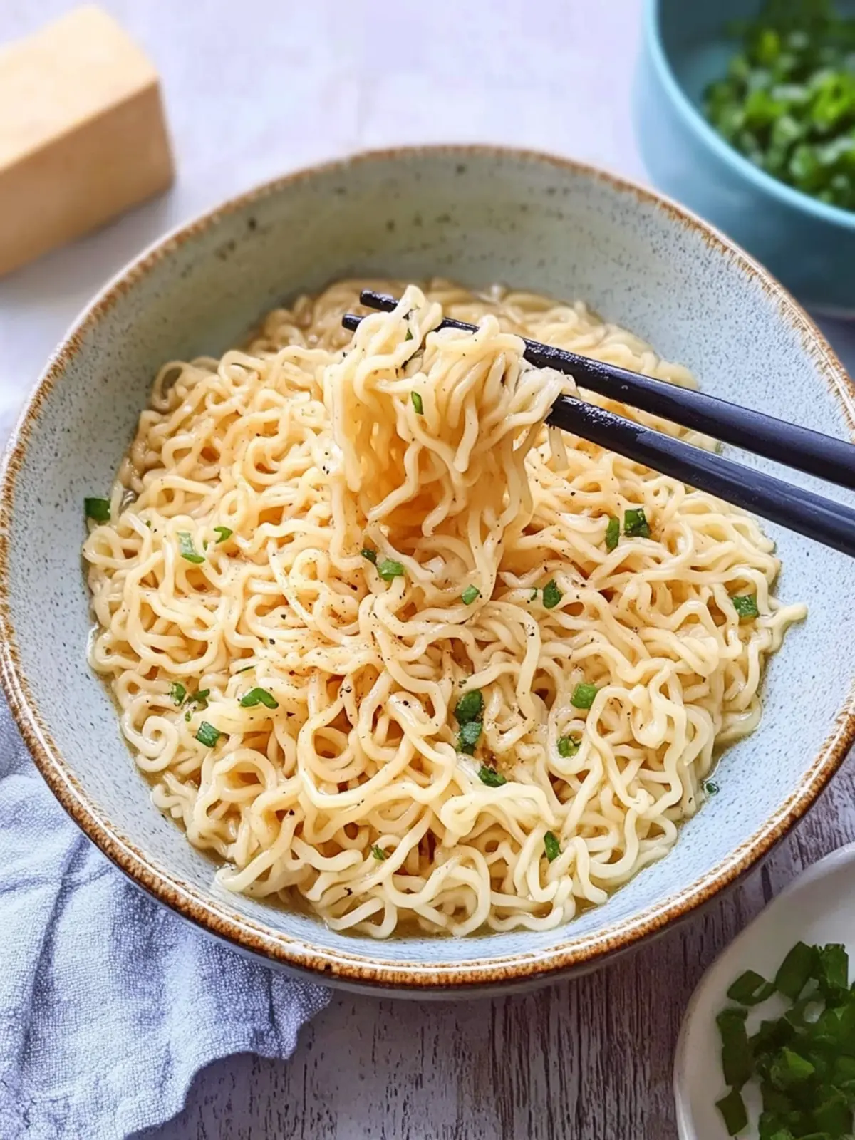 Best Garlic butter Ramen Noodles