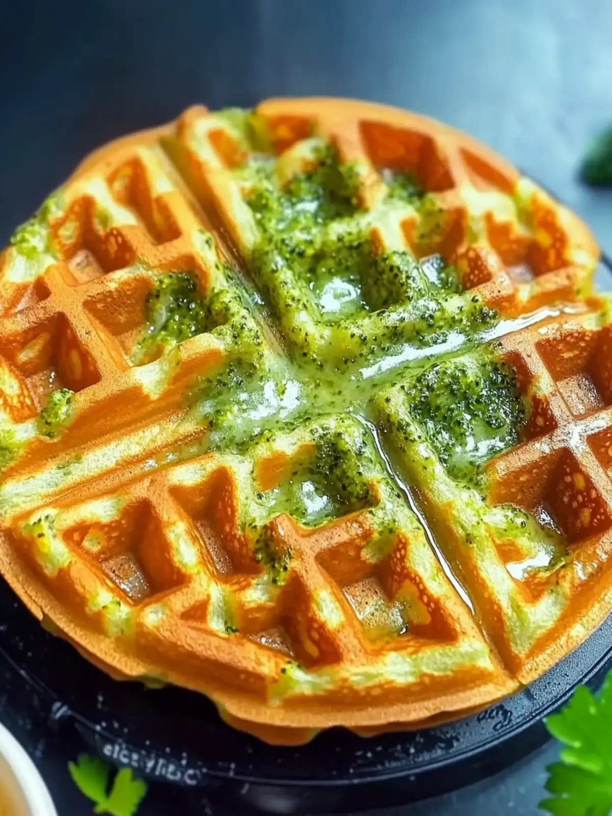 Broccoli & Cheese Waffles