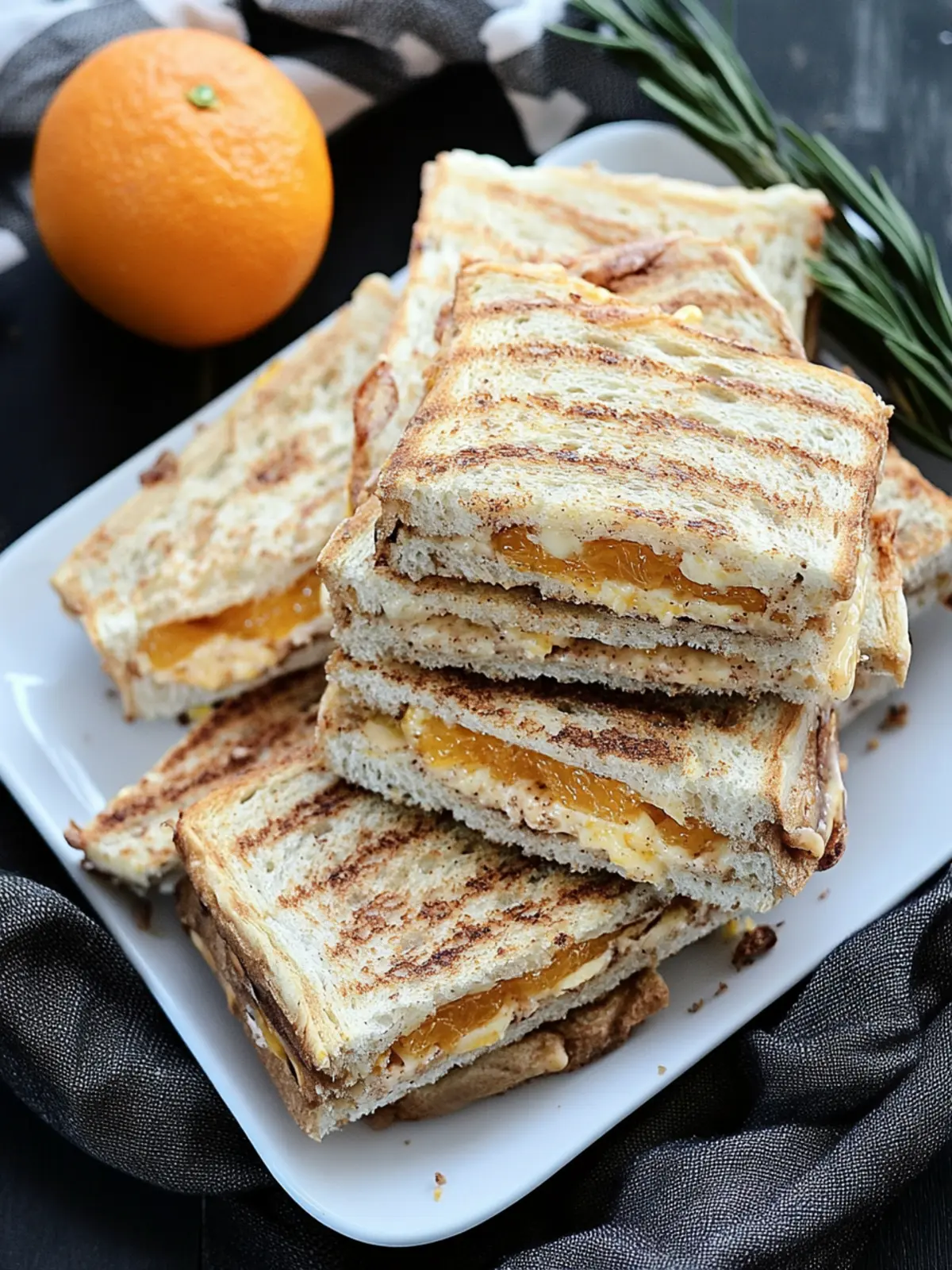 Orange Cinnamon Sandwiches