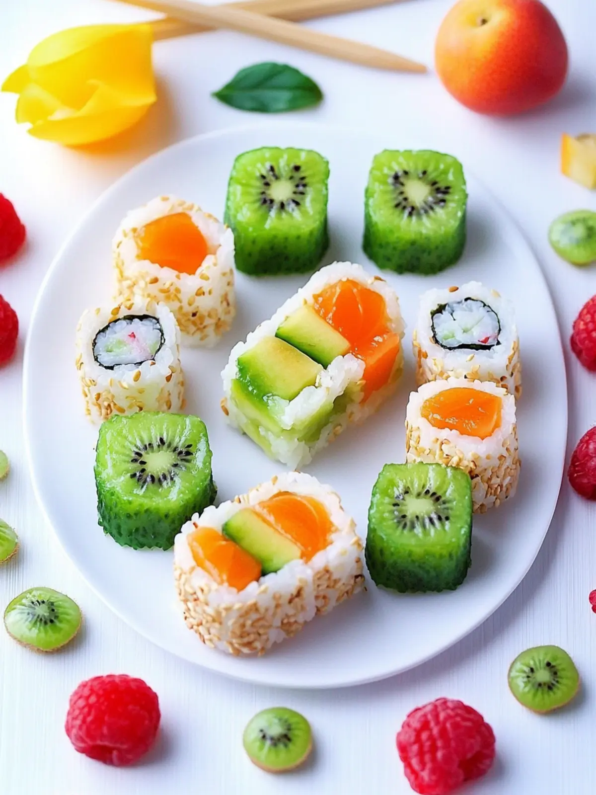 Kid-Friendly Fruit Sushi