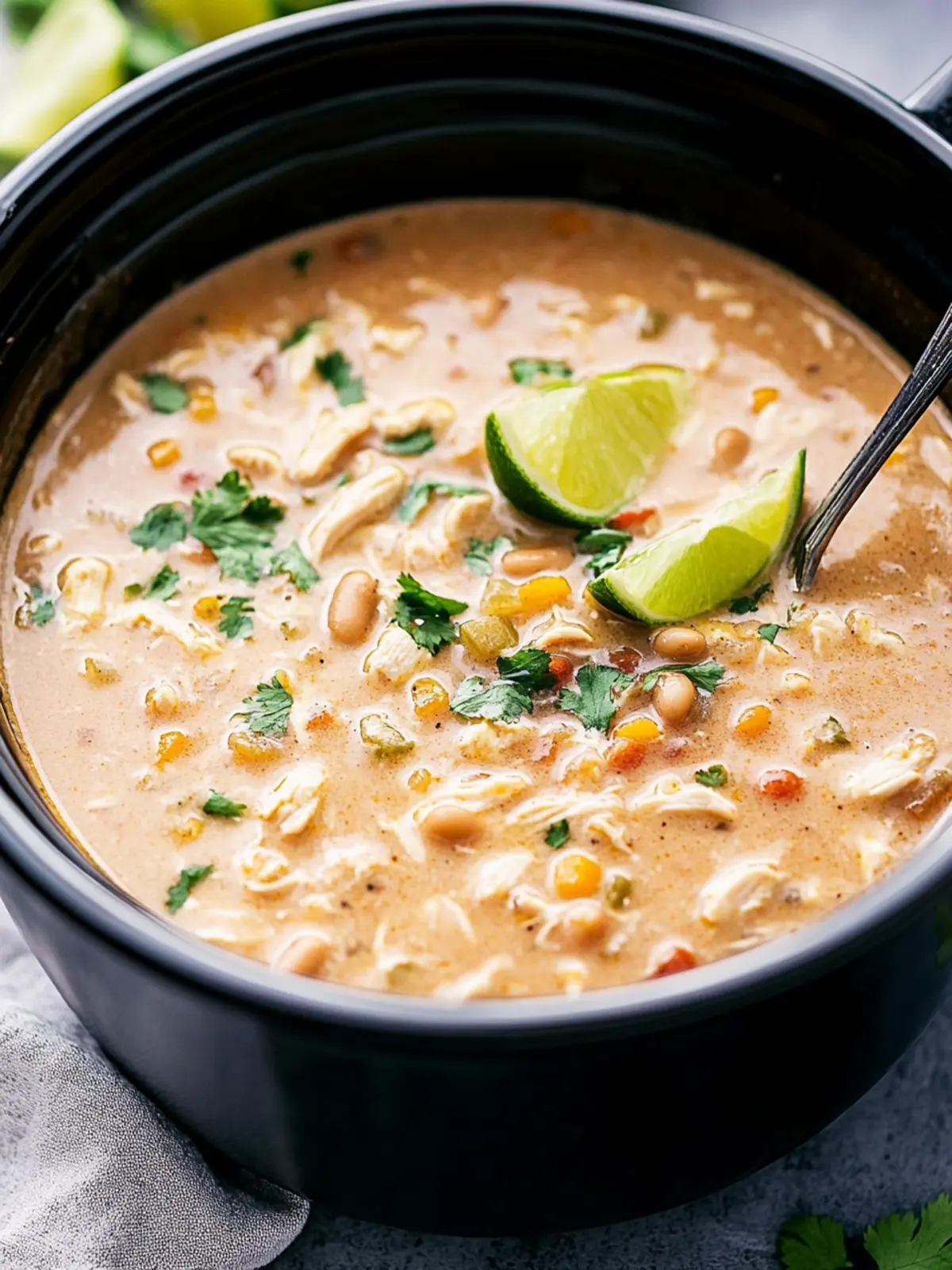 Best Crockpot White Chicken Chili