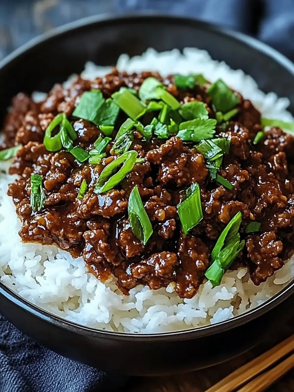 Sticky Ginger Beef Mince