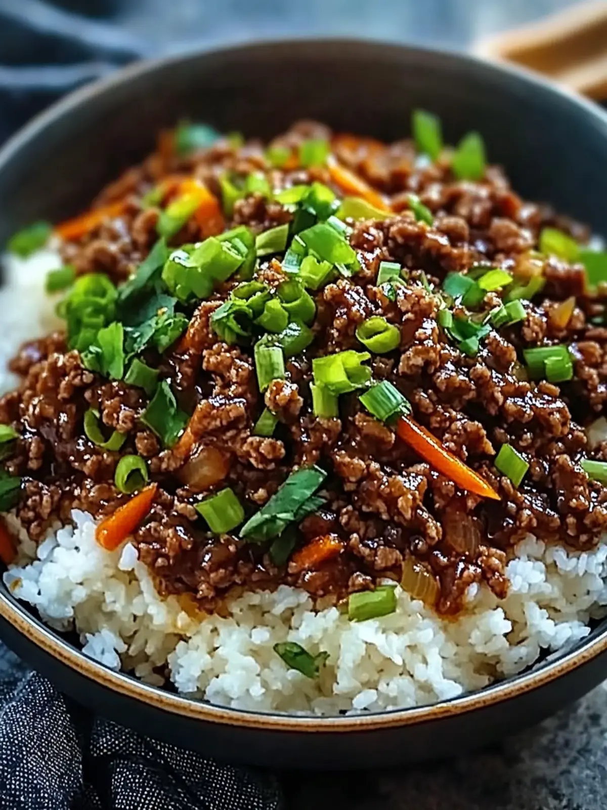 Sticky Ginger Beef Mince
