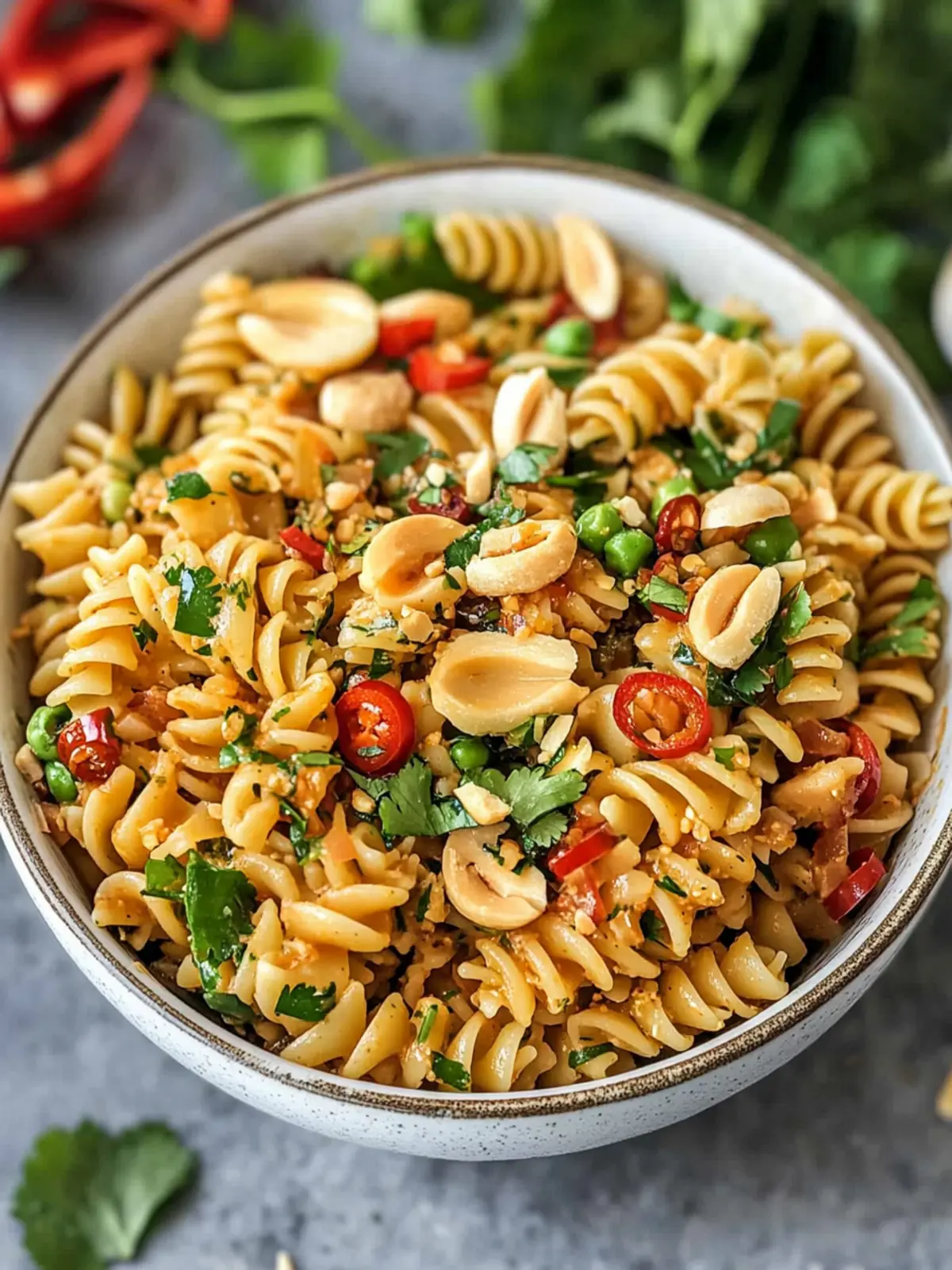Spicy Thai Pasta Salad