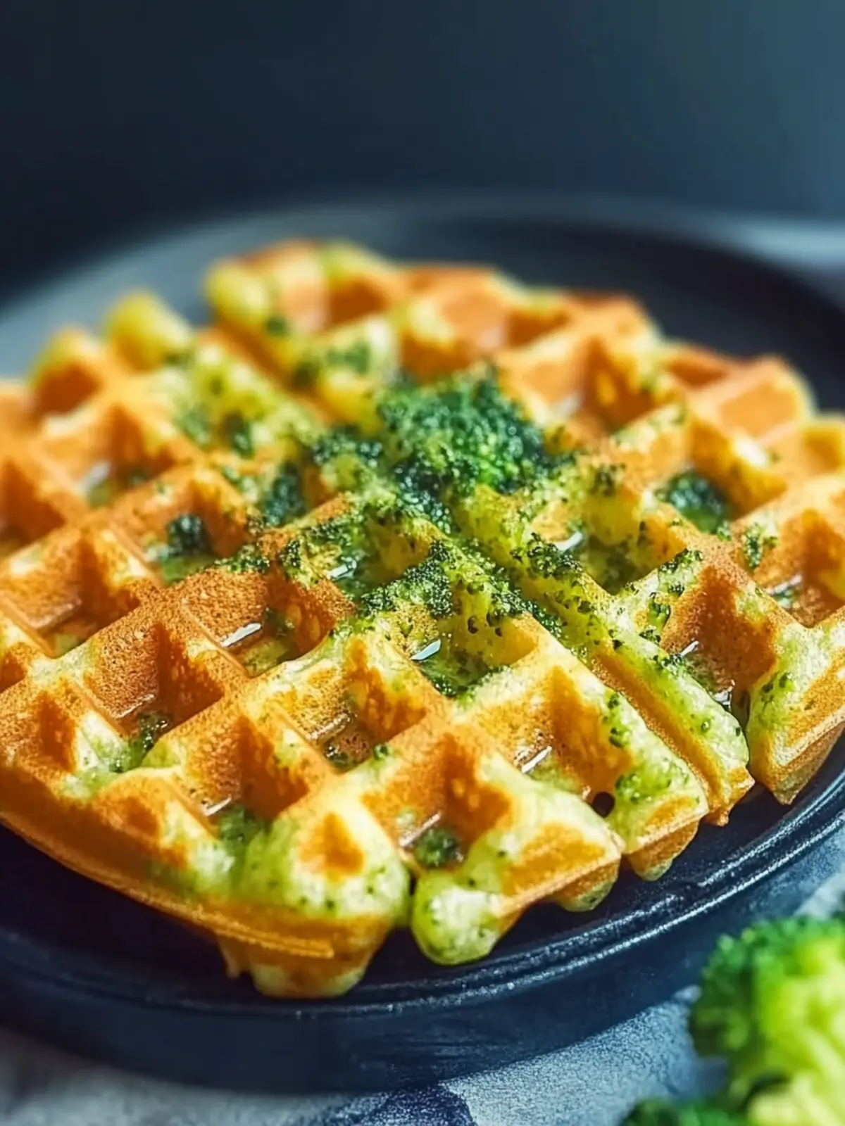 Broccoli & Cheese Waffles