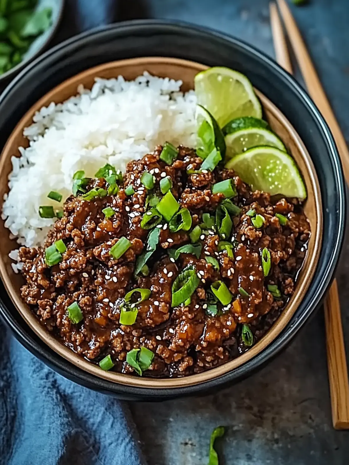 Sticky Ginger Beef Mince