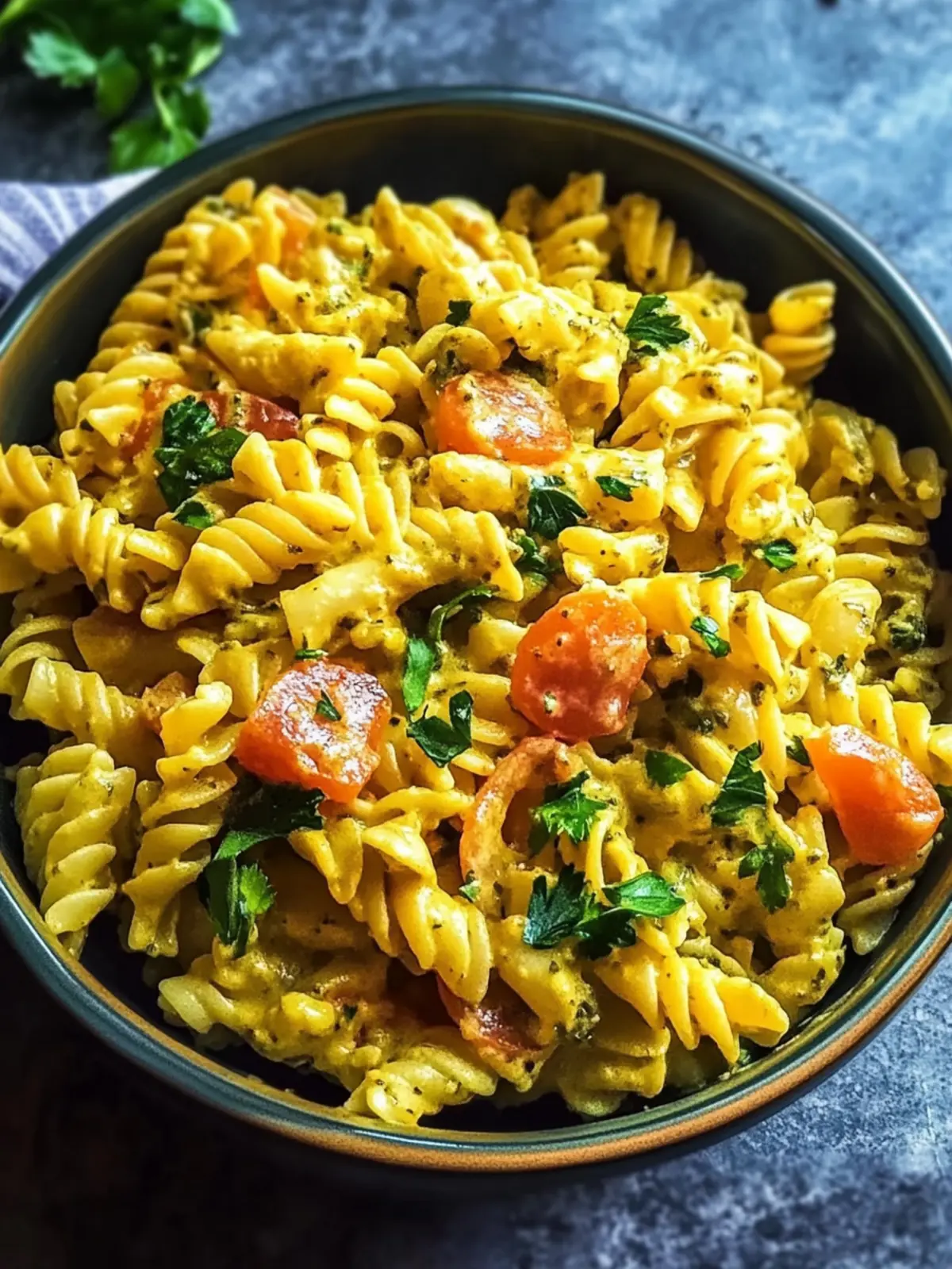 Creamy Curry Pasta Salad