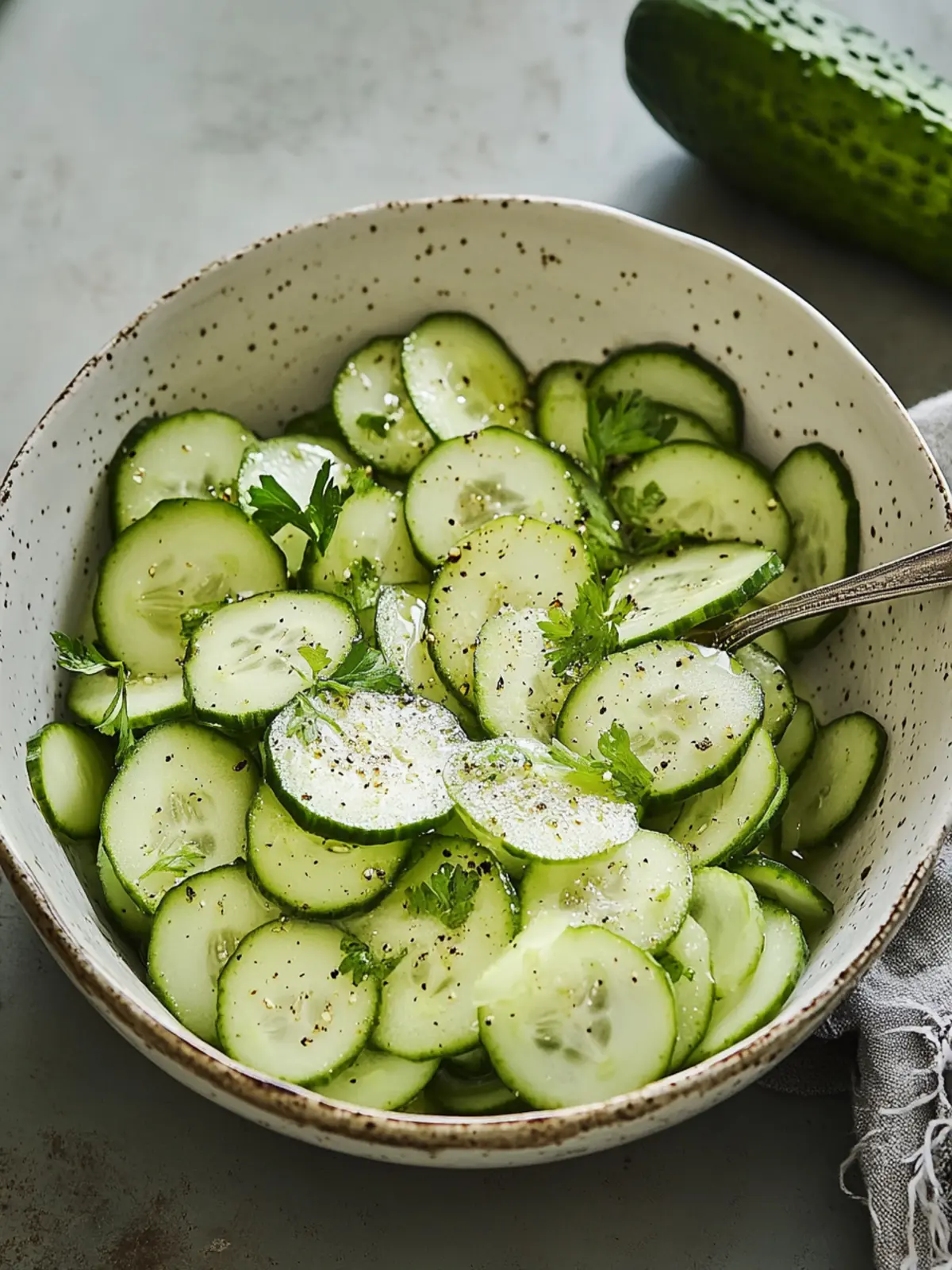Best Cucumber Vinegar Salad