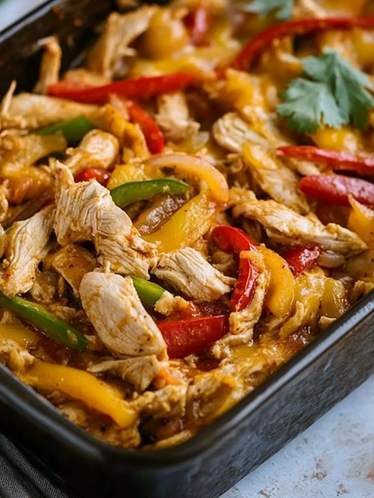 Chicken Fajita Casserole