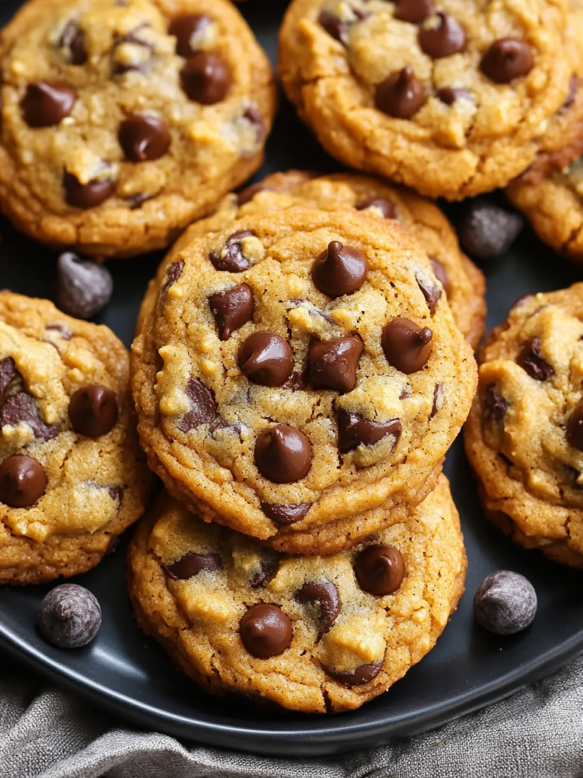 Chewy Pumpkin Chocolate Chip Cookies