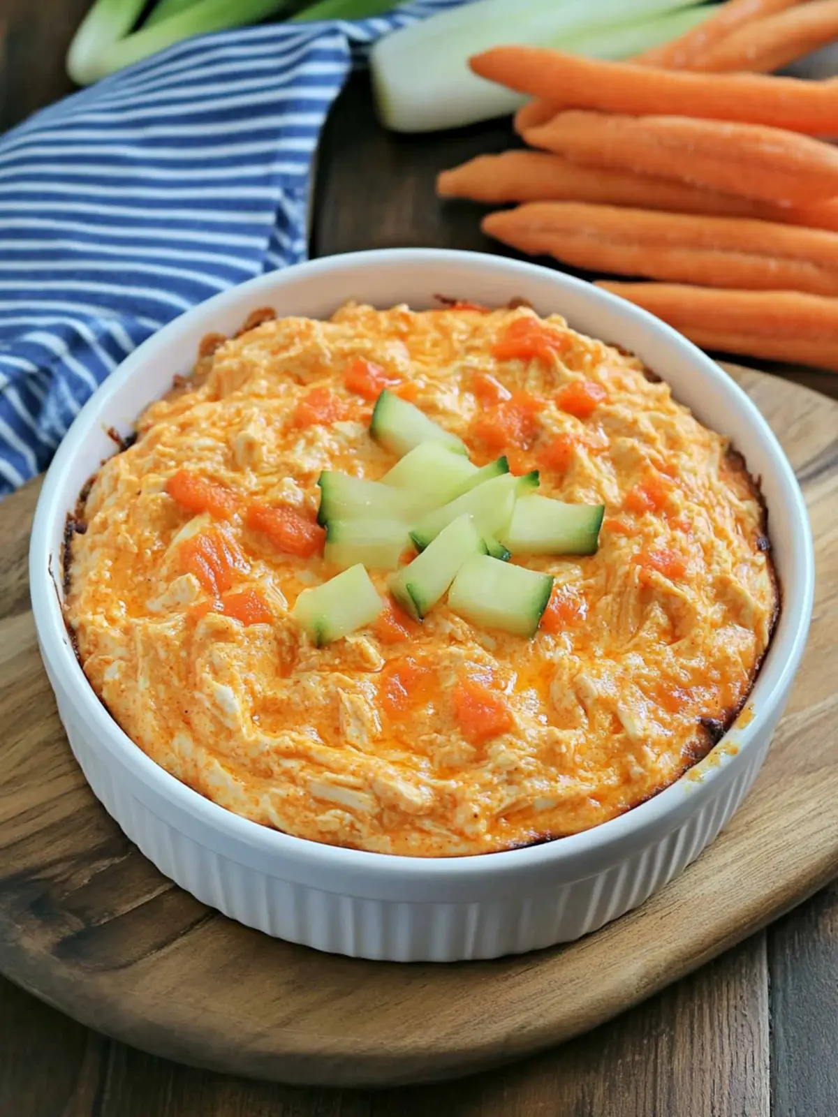 Baked Buffalo Chicken Dip