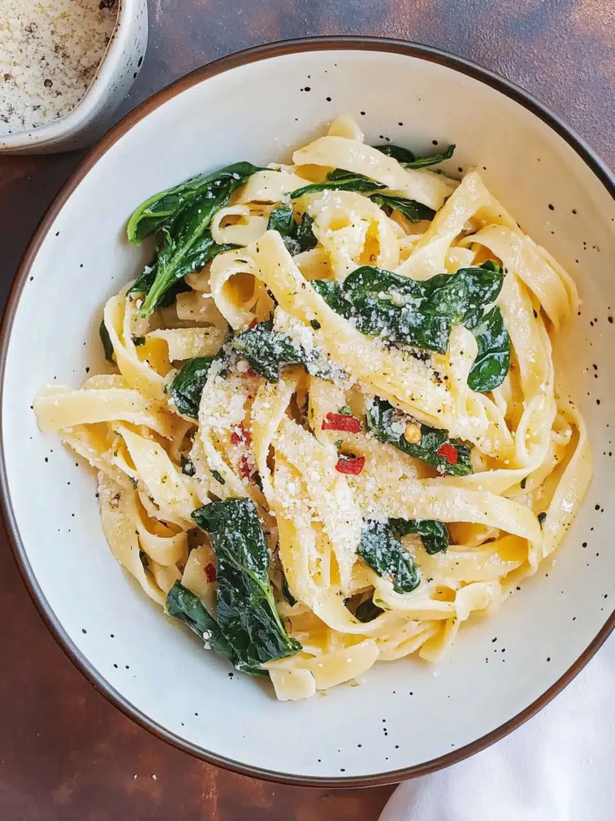 Pasta with Spinach
