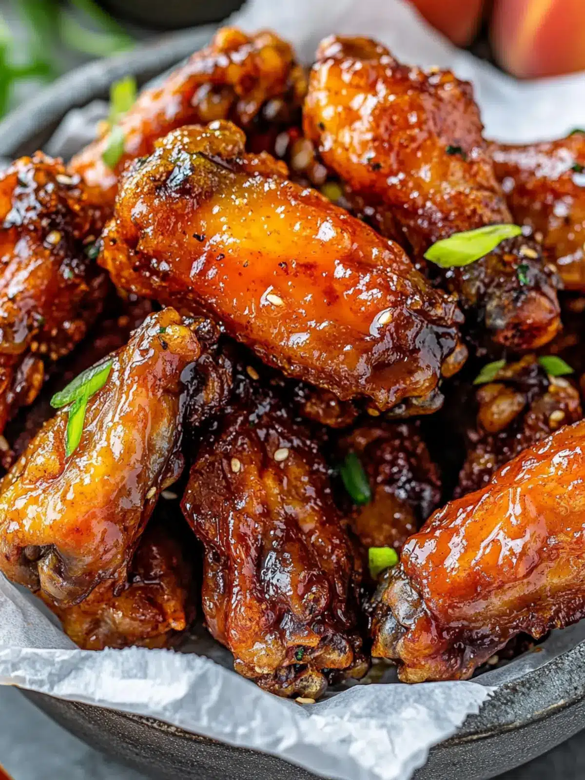 Best Hot Honey Peach Wings