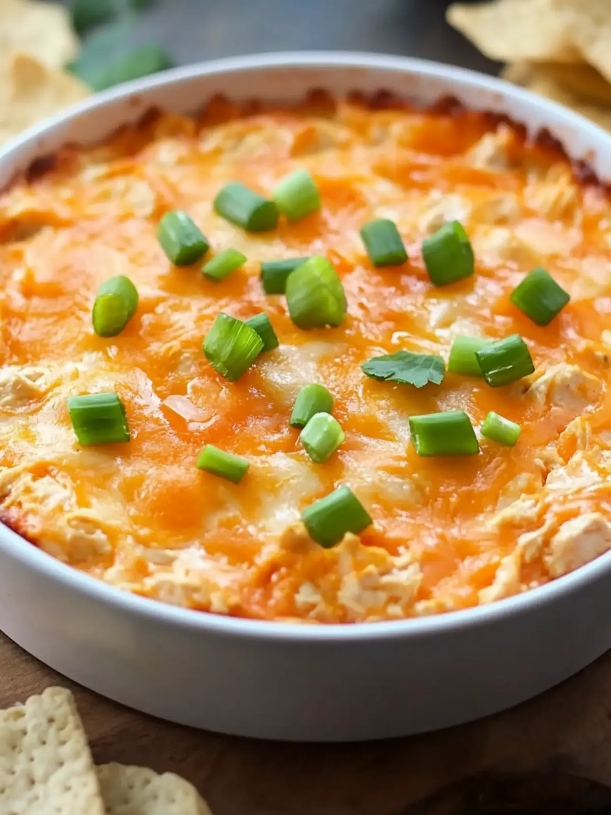 Simple Buffalo Chicken Dip