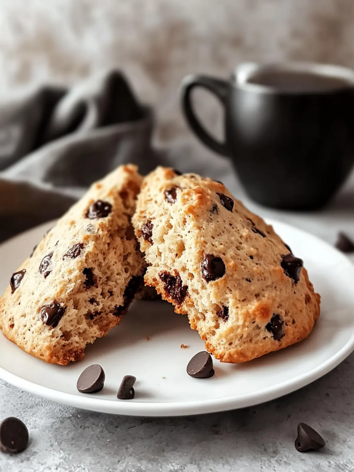 Chocolate Chip Coffee Scones
