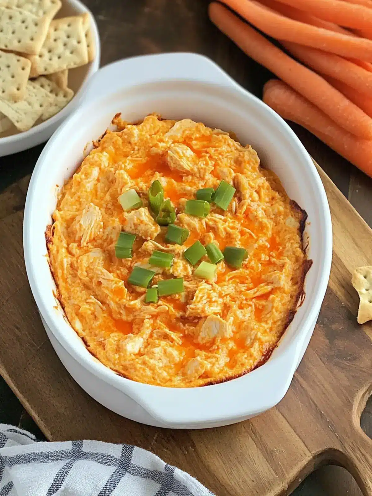 Baked Buffalo Chicken Dip