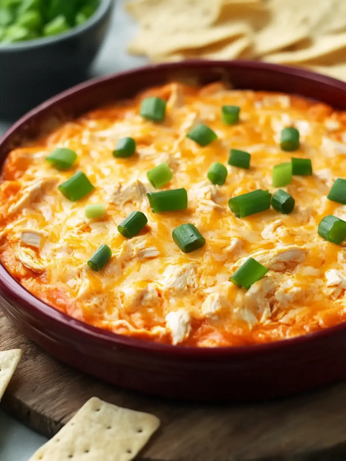 Simple Buffalo Chicken Dip
