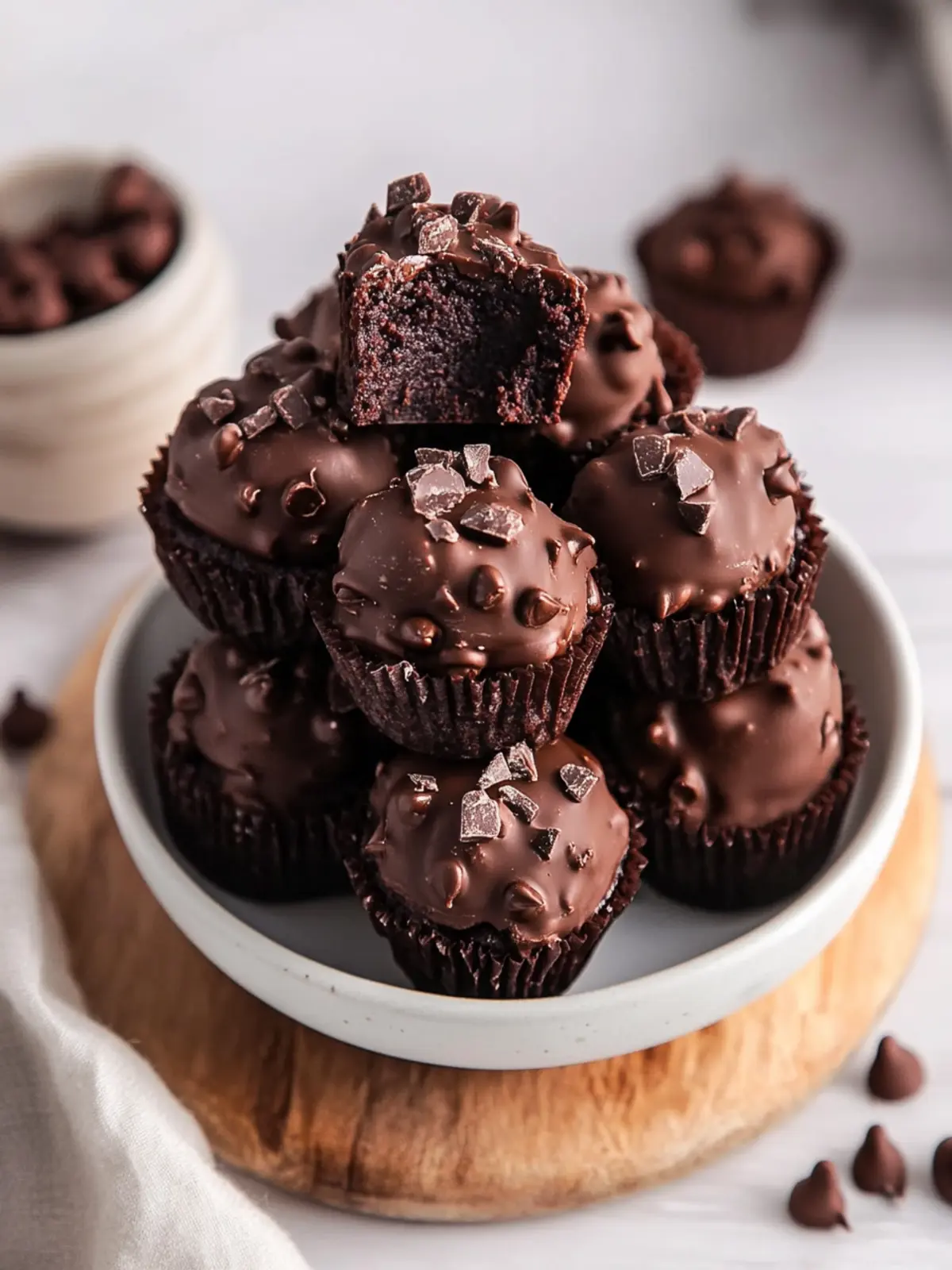 Best No-Bake Brownie Bites