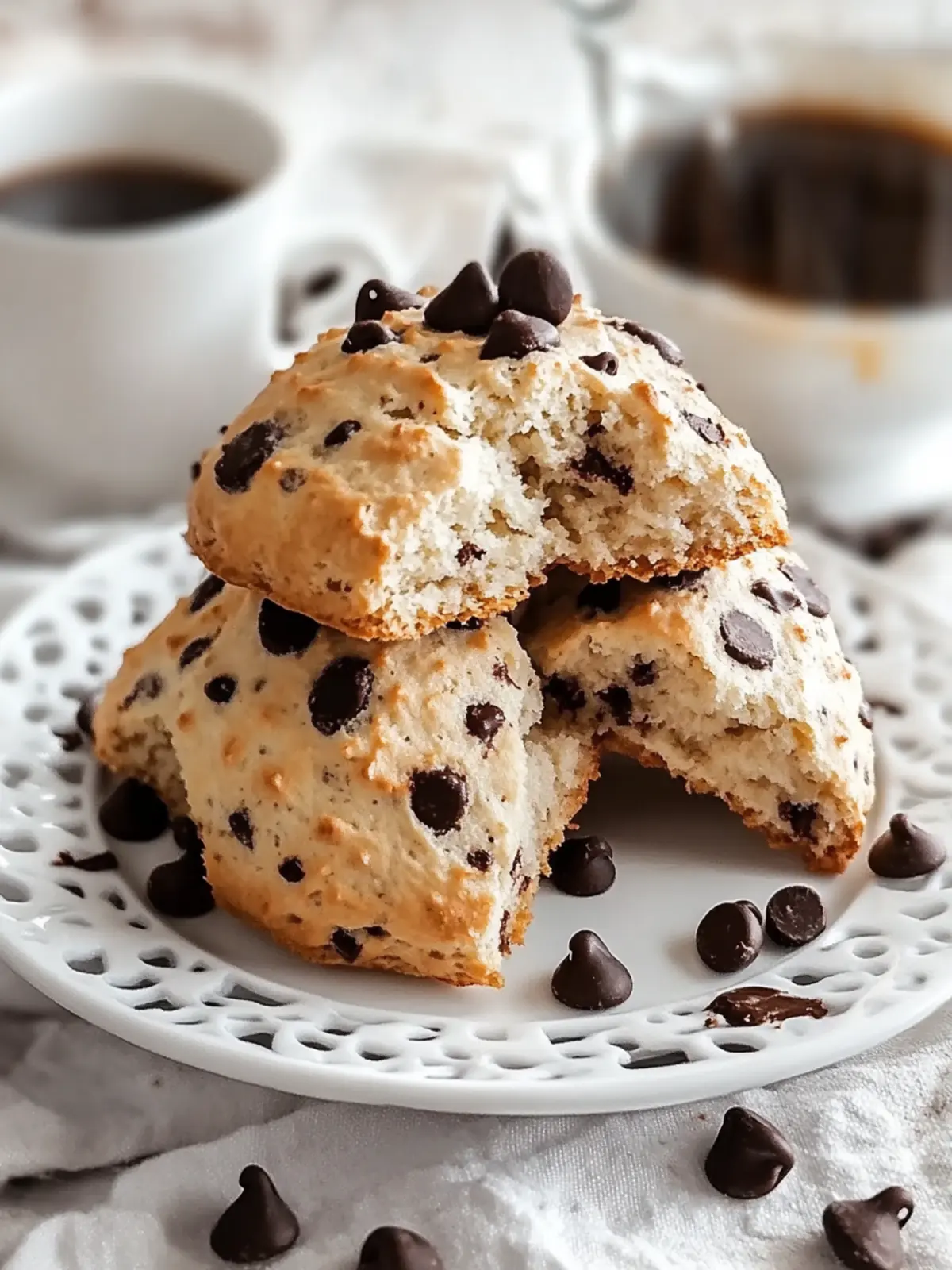 Chocolate Chip Coffee Scones