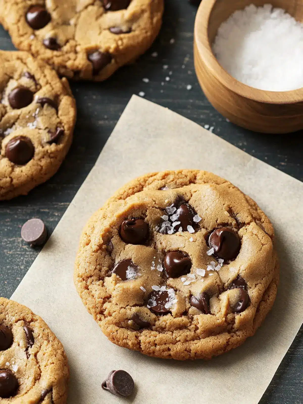 Peanut Butter Dark Chocolate Chip Cookies