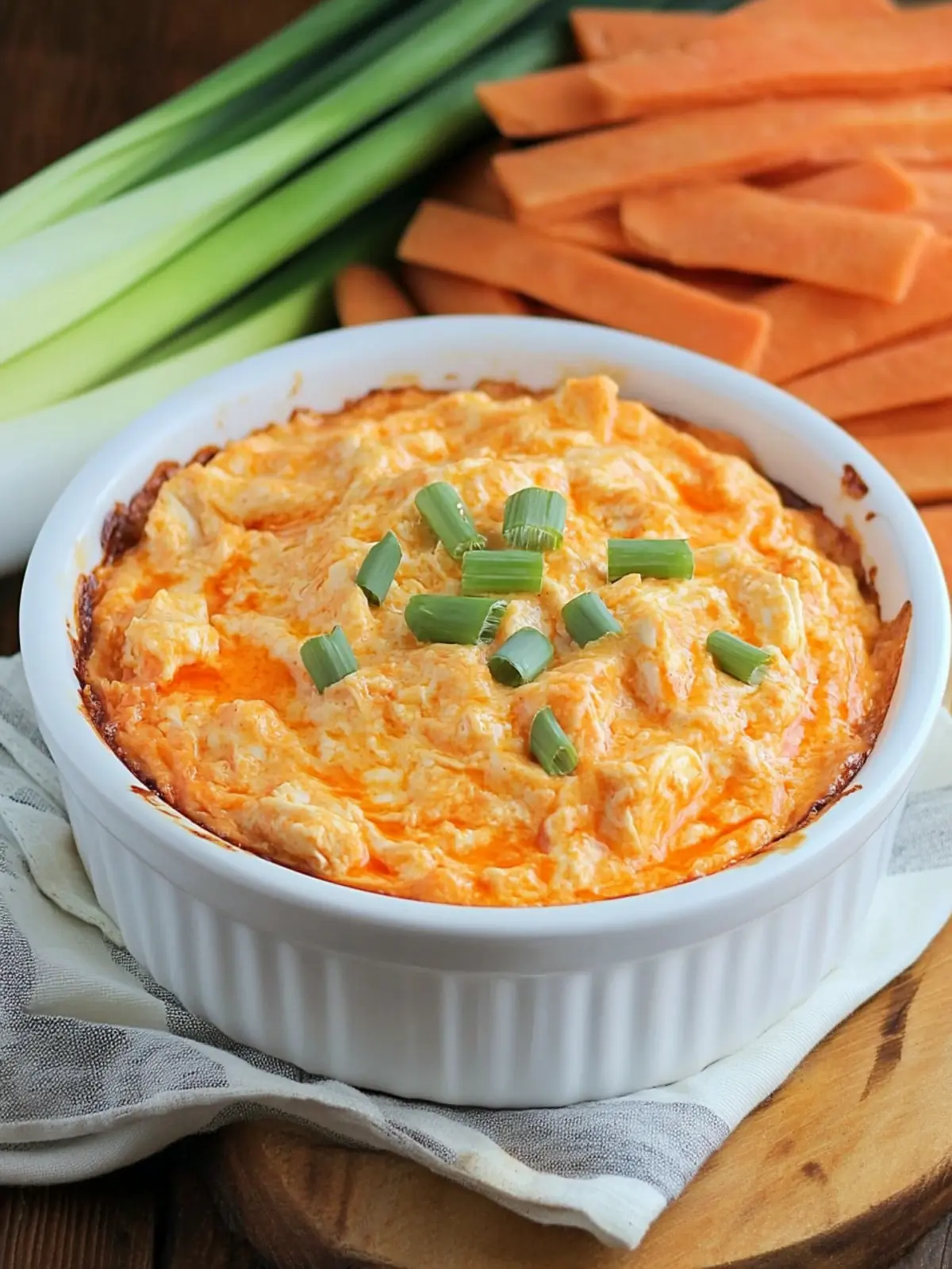 Baked Buffalo Chicken Dip