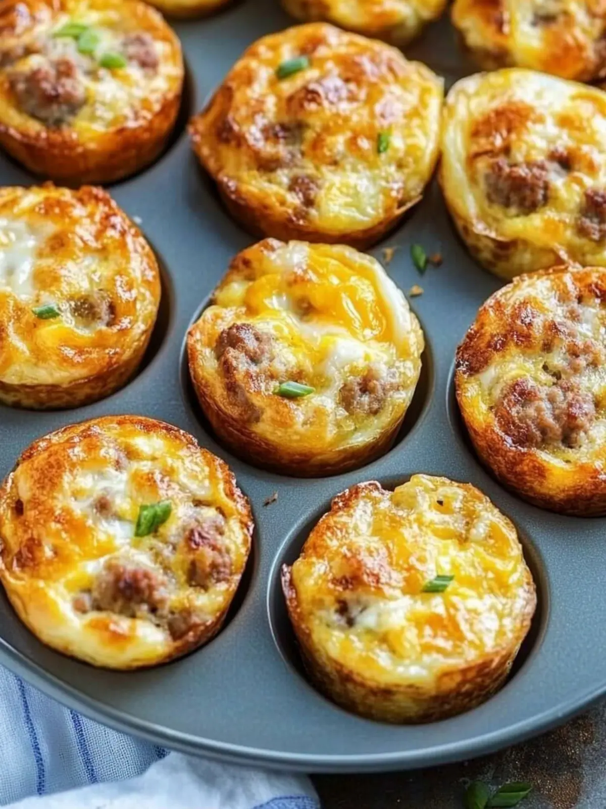 Sausage Egg and Cheese Muffins