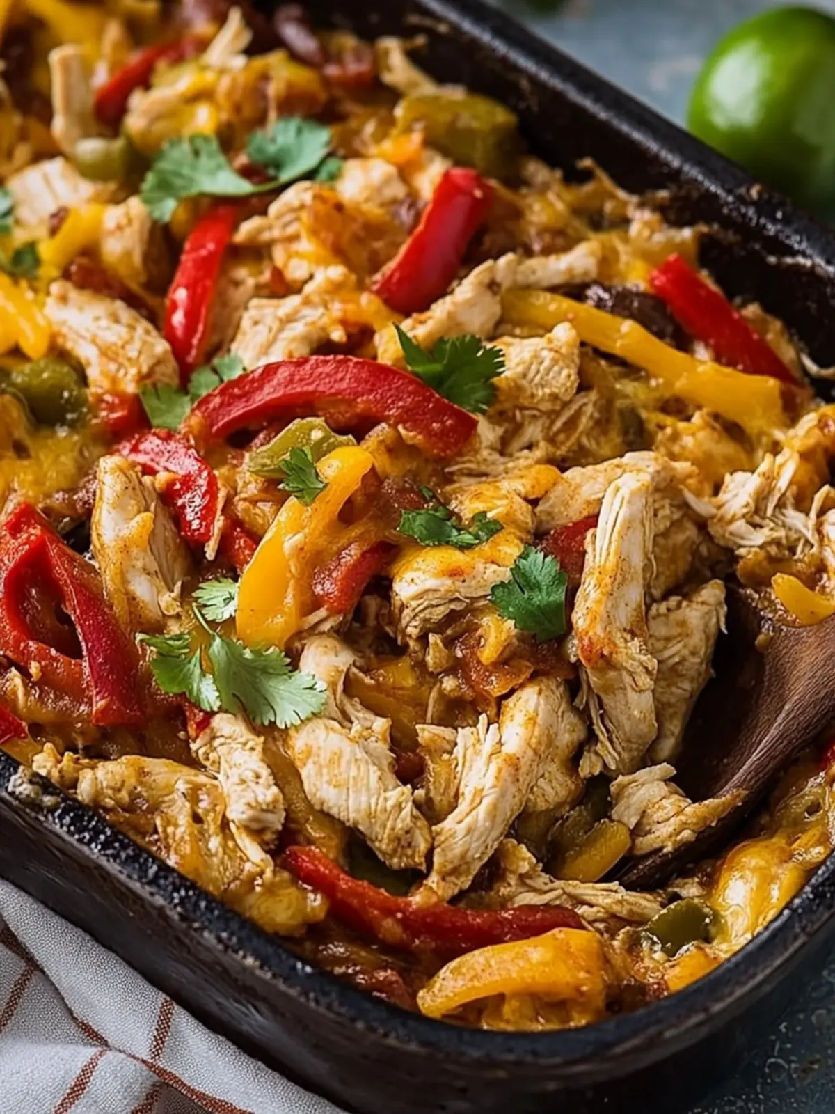 Chicken Fajita Casserole